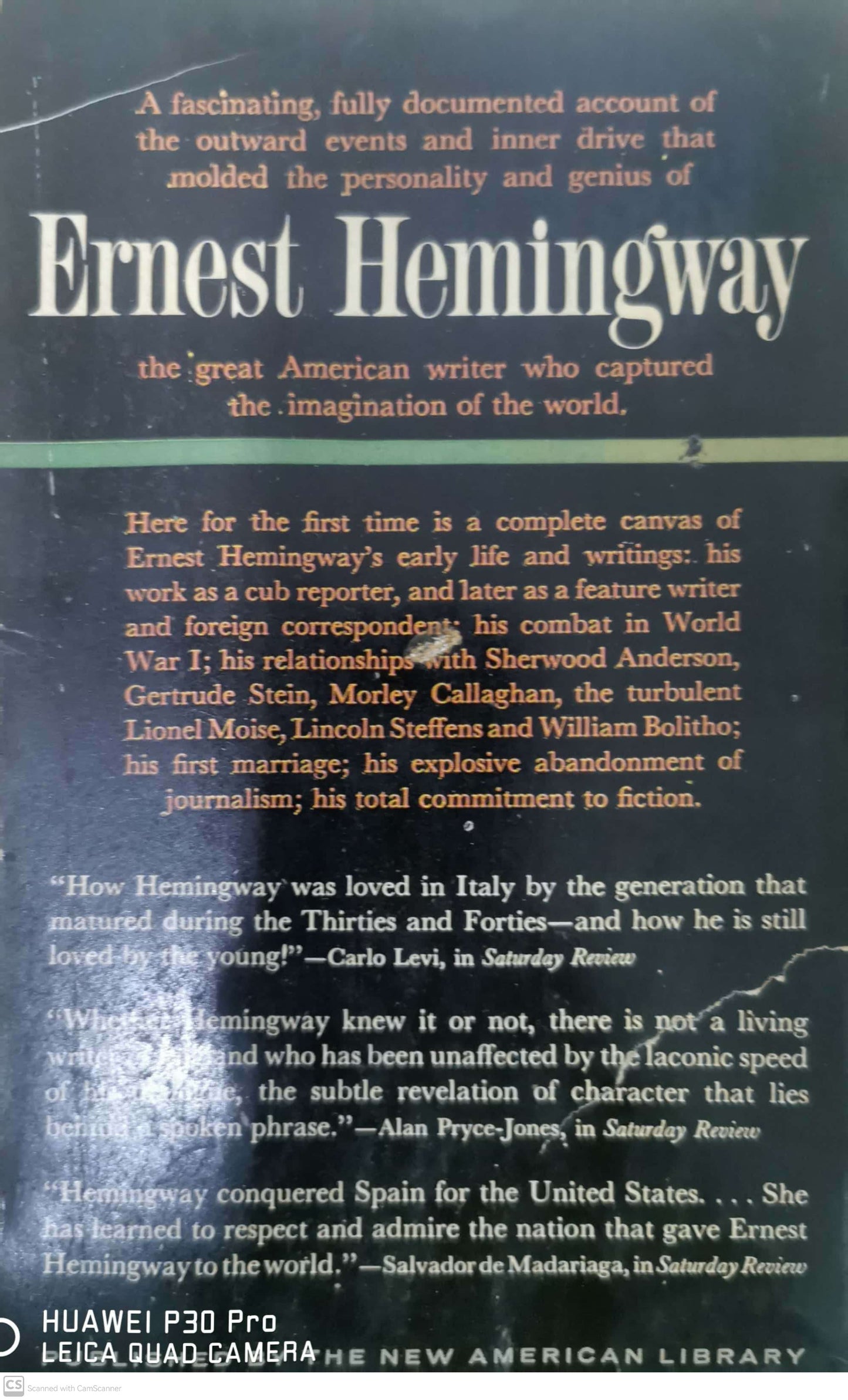 The Apprenticeship of Ernest Hemingway Book by Charles A. Fenton