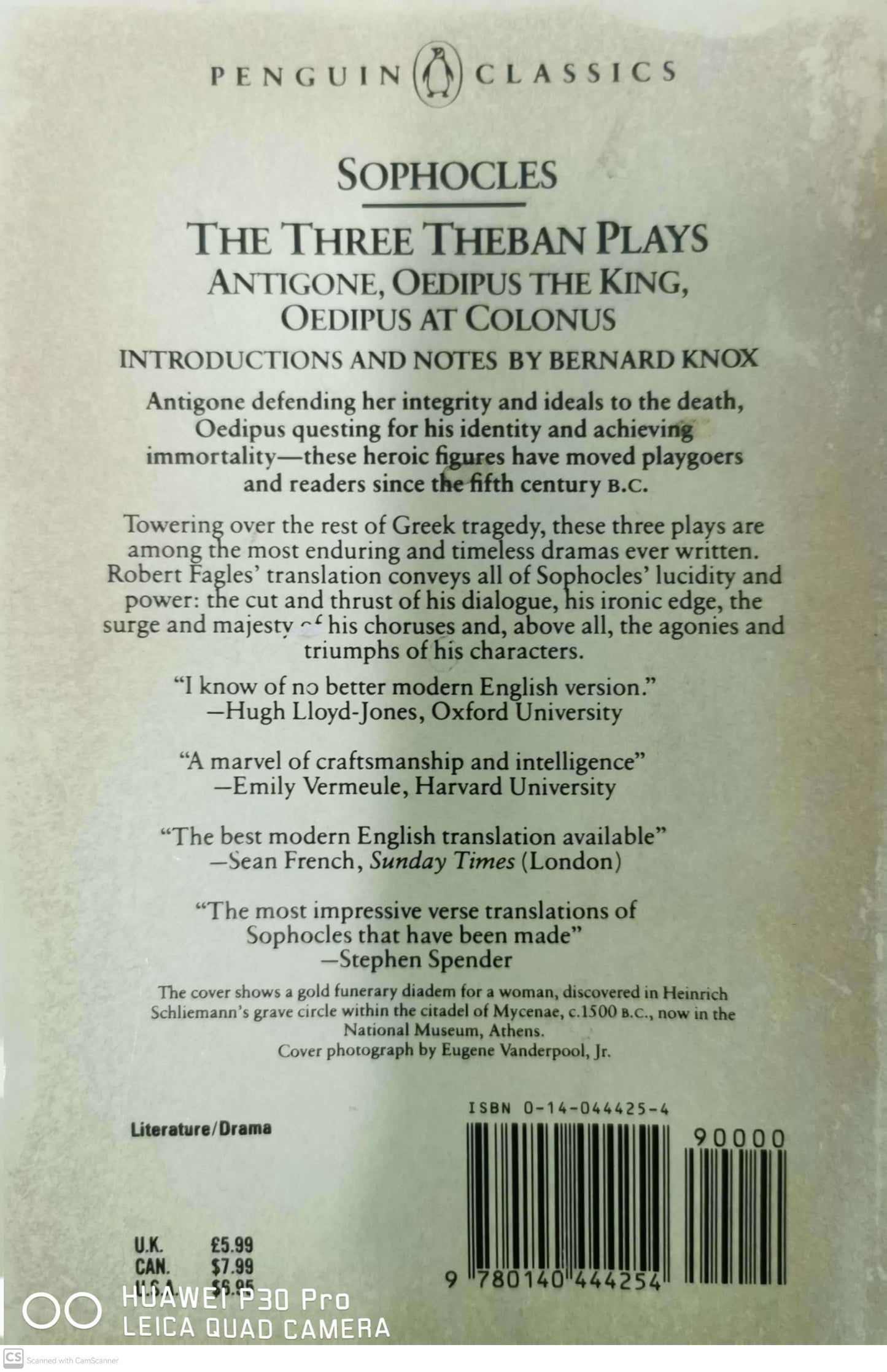 The Three Theban Plays: Antigone; Oedipus the King; Oedipus at Colonus Play by Sophocles Overview