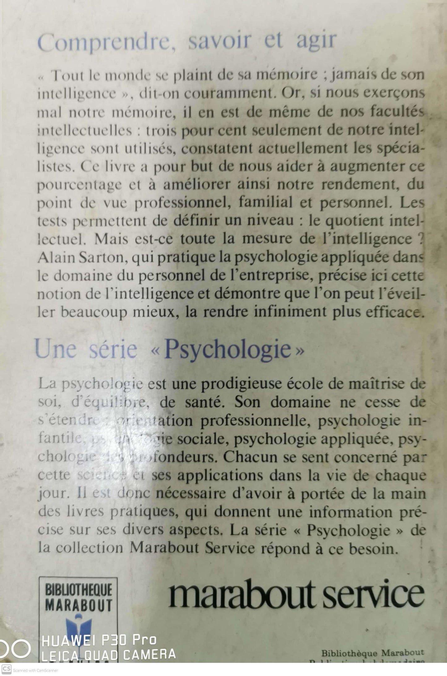 L'intelligence efficace: comprendre, savoir, agir Paperback French Edition  by Alain Sarton