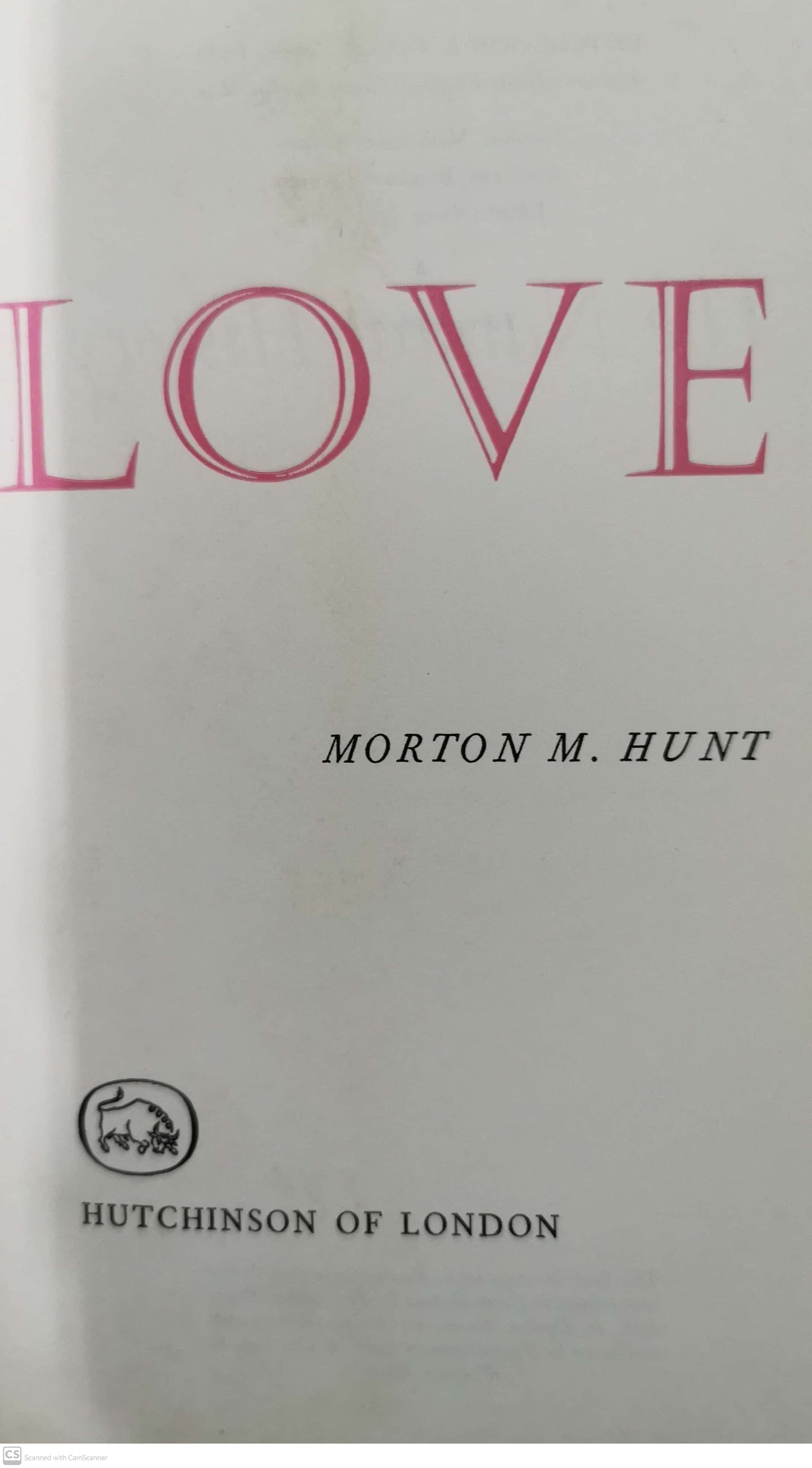 The natural history of love Book by Morton Hunt