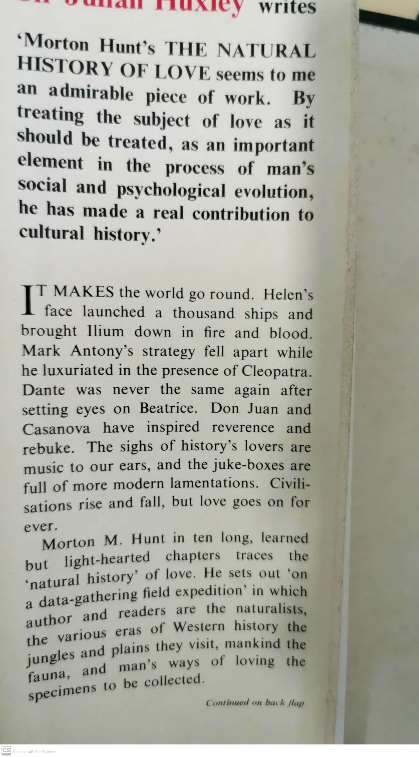 The natural history of love Book by Morton Hunt