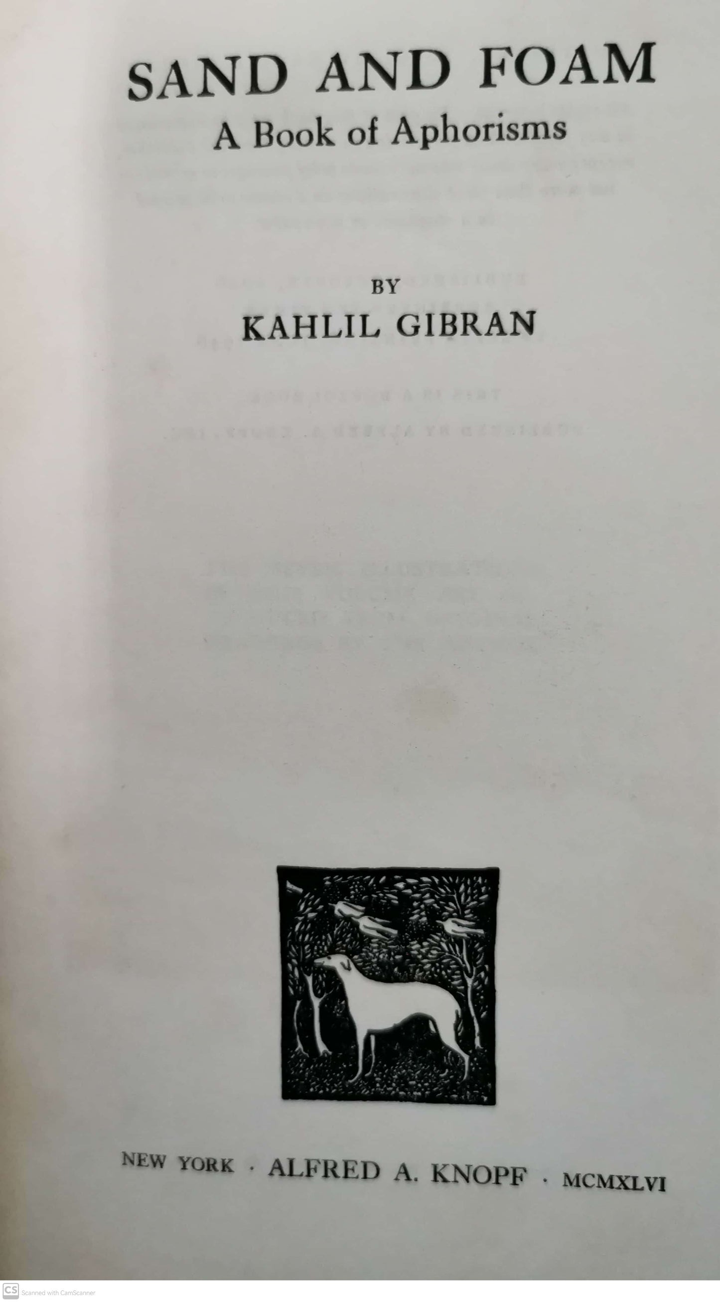 Sand and Foam Hardcover –  by KAHLIL GIBRAN