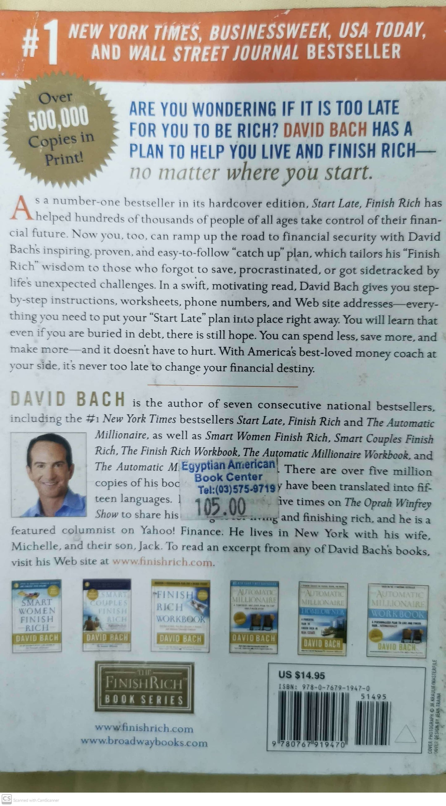 Start Late, Finish Rich: A No-Fail Plan for Achieving Financial Freedom at Any Age Book by David Bach