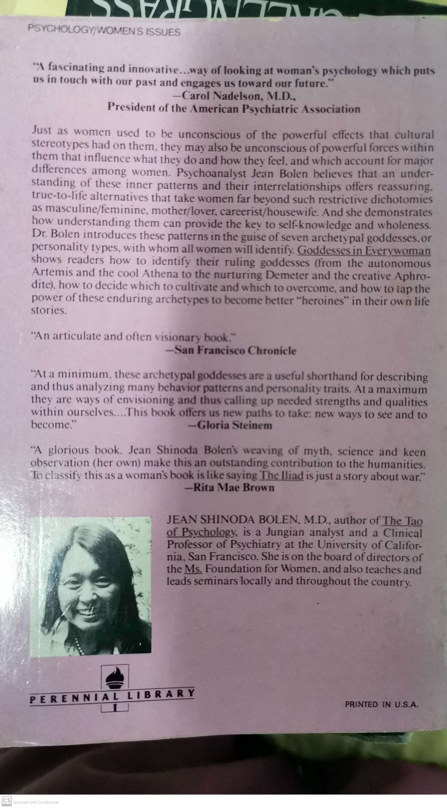 Goddesses in Everywoman: Powerful Archetypes in Women's Lives Book by Jean Shinoda Bolen