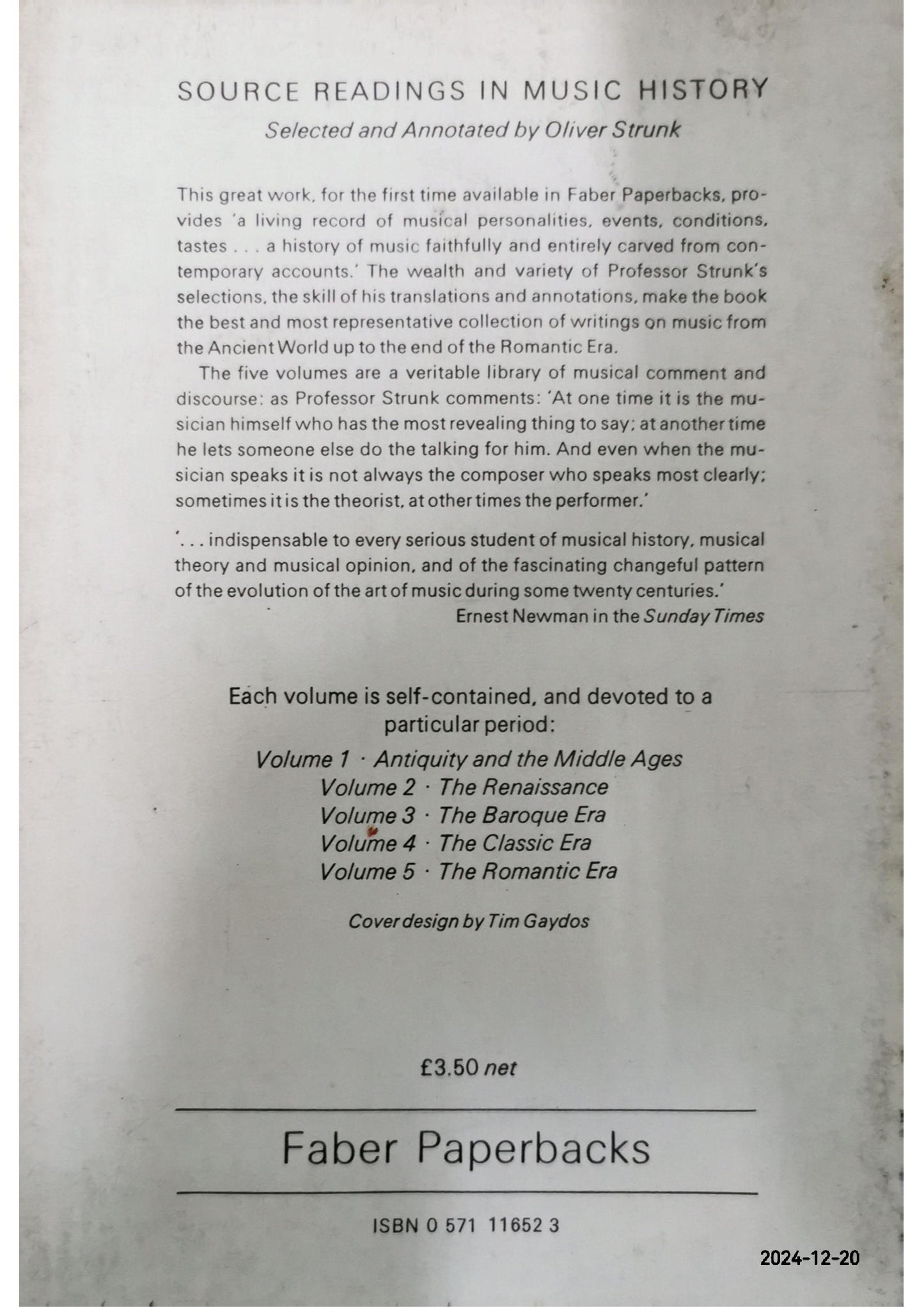 Source Readings in Music History: The Baroque Era Paperback – January 1, 1966 by W. Oliver Strunk (Author)