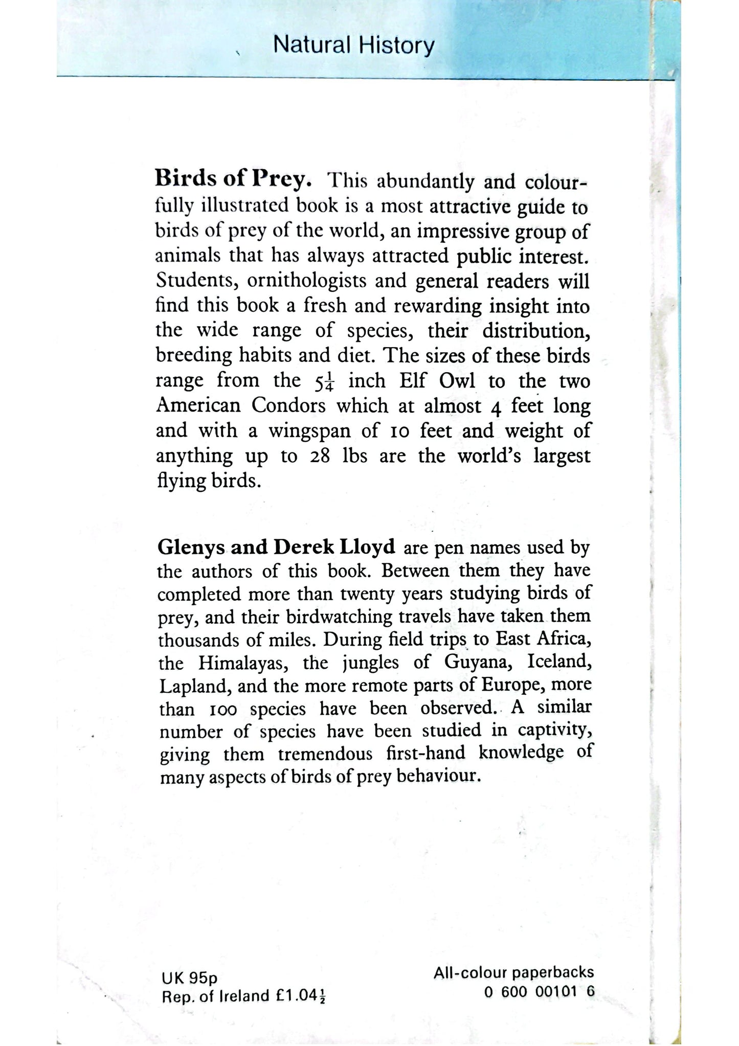 Birds of Prey Paperback – January 1, 1969 by Glenys Lloyd (Author)