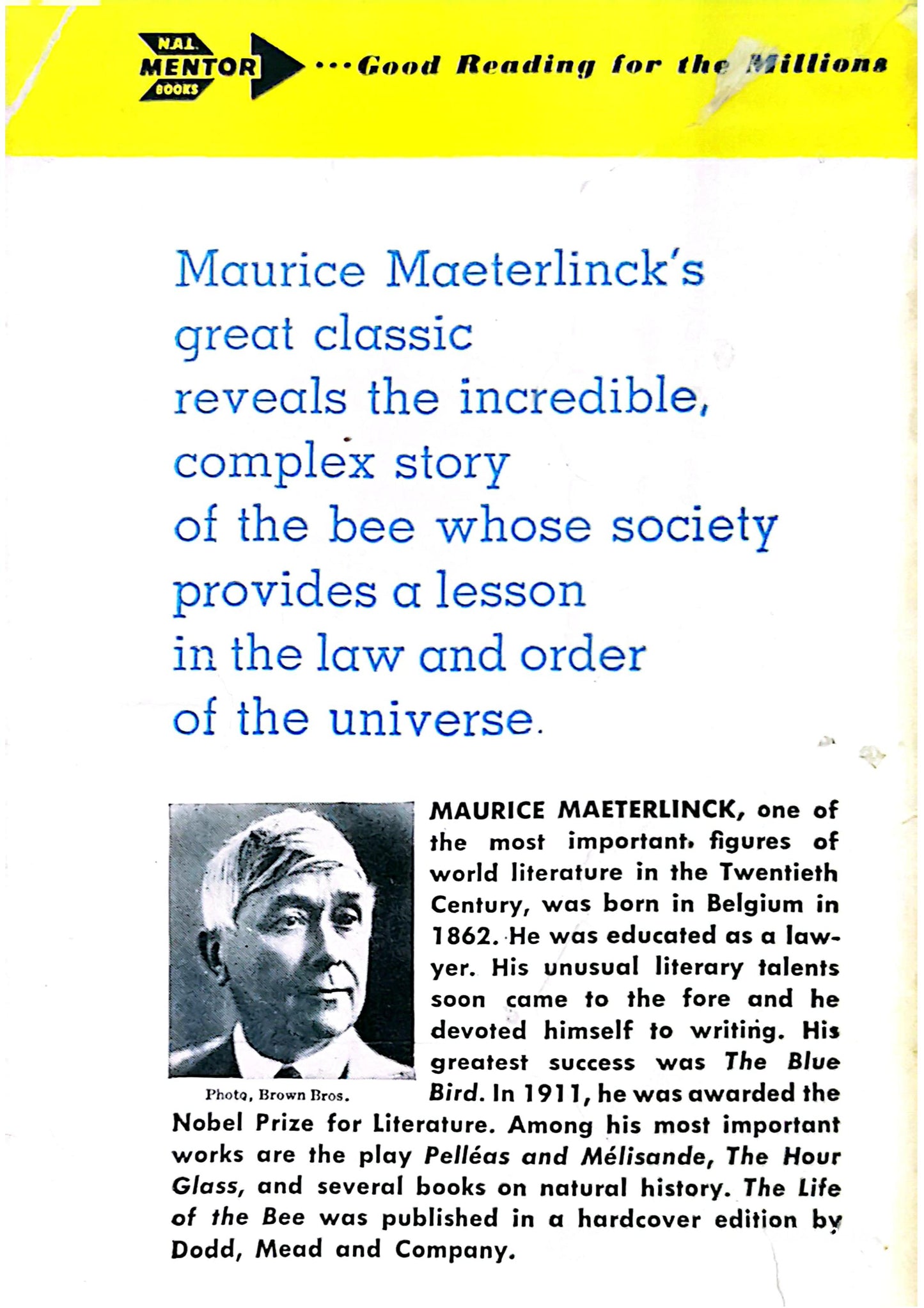 The Life of the Bee Book by Maurice Maeterlinck