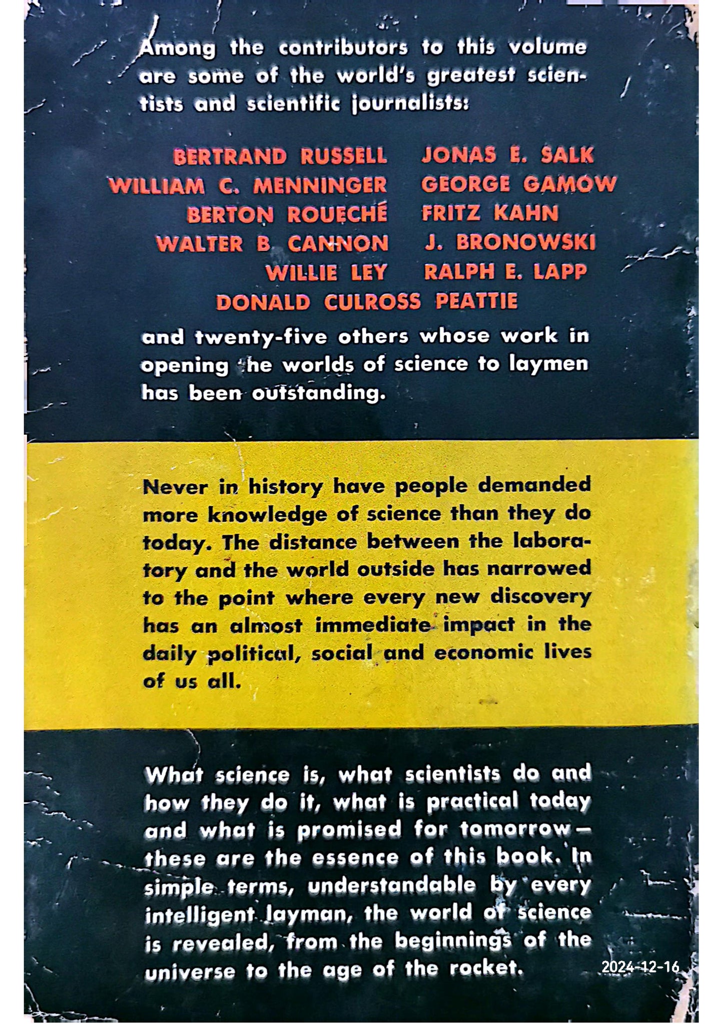 New worlds of modern science; a treasury Paperback – January 1, 1956 by Leonard (editor) Engel (Author)