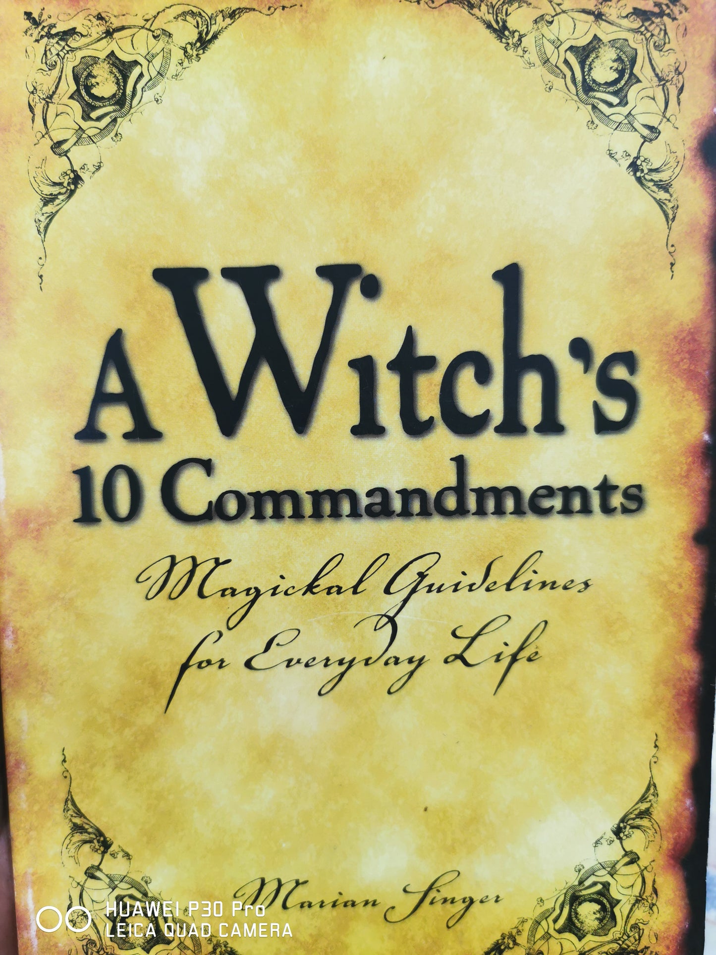 A Witch's 10 Commandments: Magickal Guidelines for Everyday Life
Book by Marian Singer