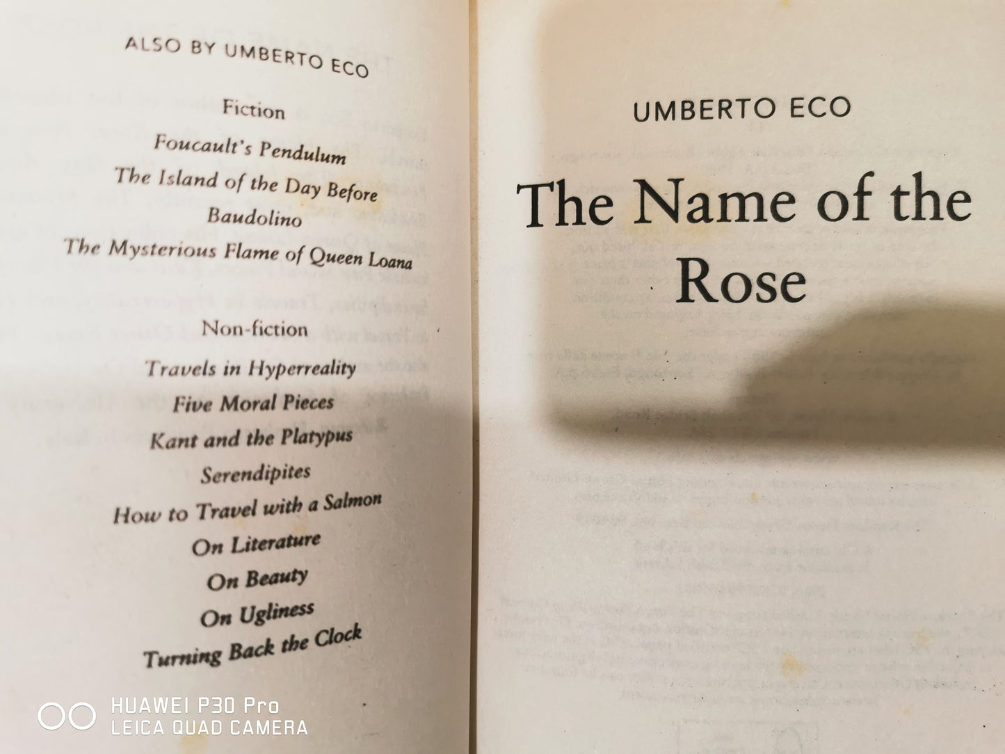 The Name of the Rose
Novel by Umberto Eco