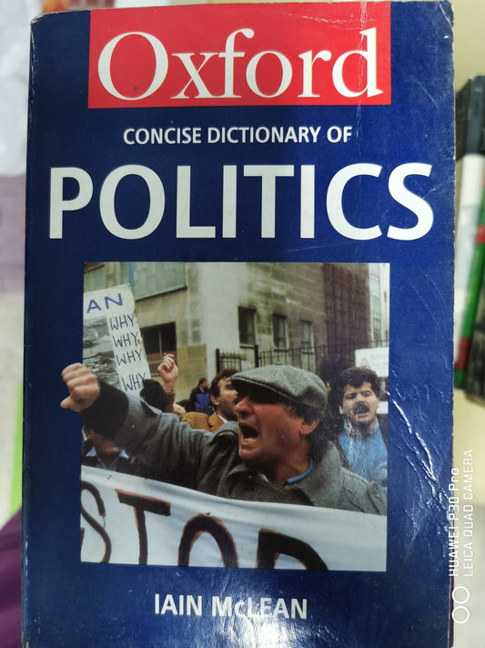 The Concise Oxford Dictionary of Politics