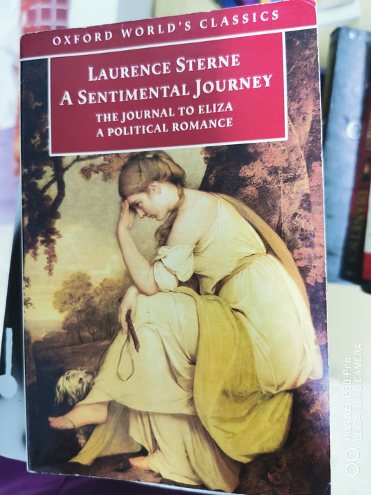 A Sentimental Journey Through France and Italy Novel by Laurence Sterne