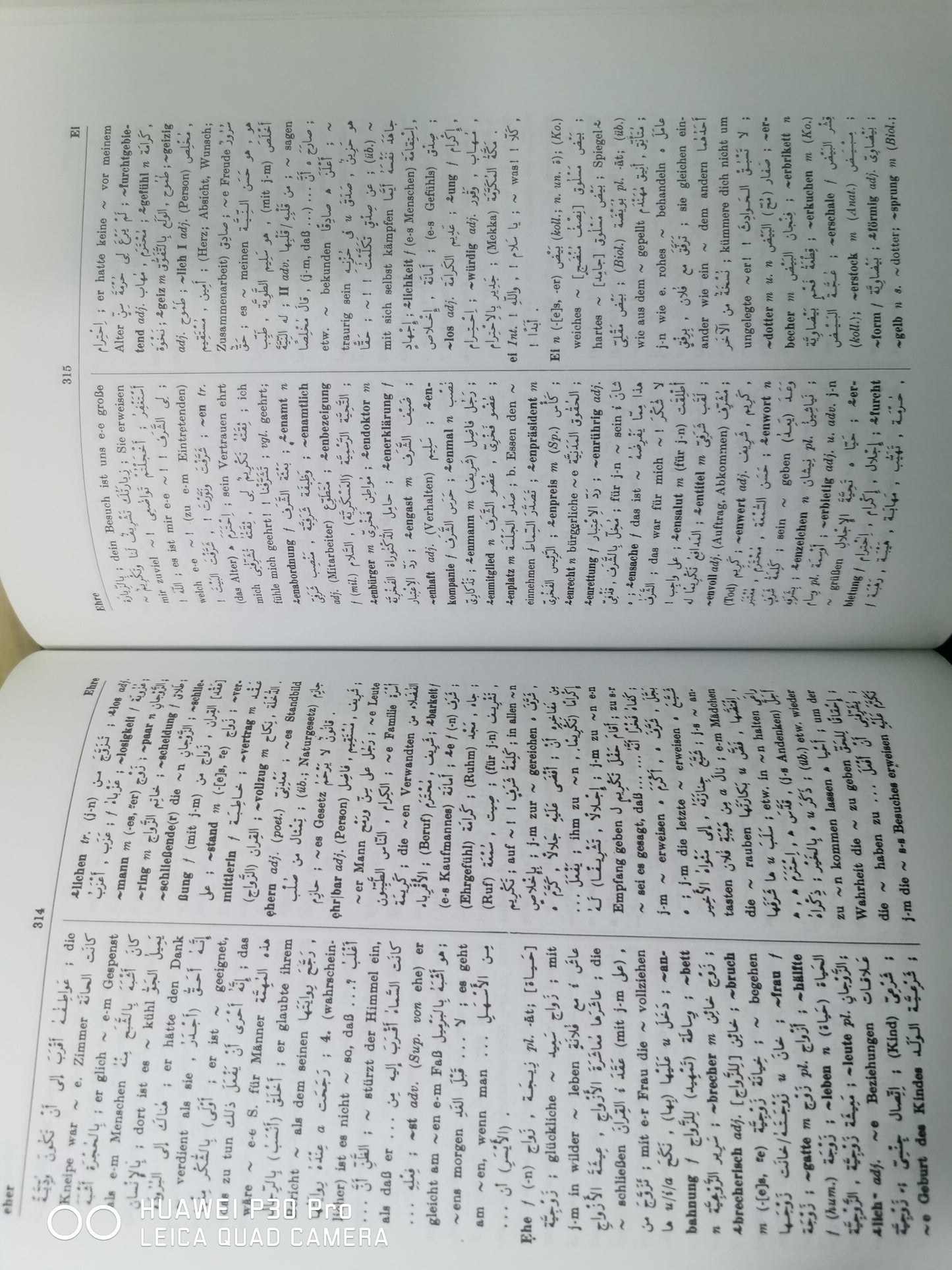 Deutsch-Arabisches Wörterbuch: 35.000 Haupteinträge. Arabisch ohne Umschrift. Grundlage ist das Ägyptisch-Arabisch mit Wortschatz aus Wissenschaft, Wirtschaft und Technik Hardcover