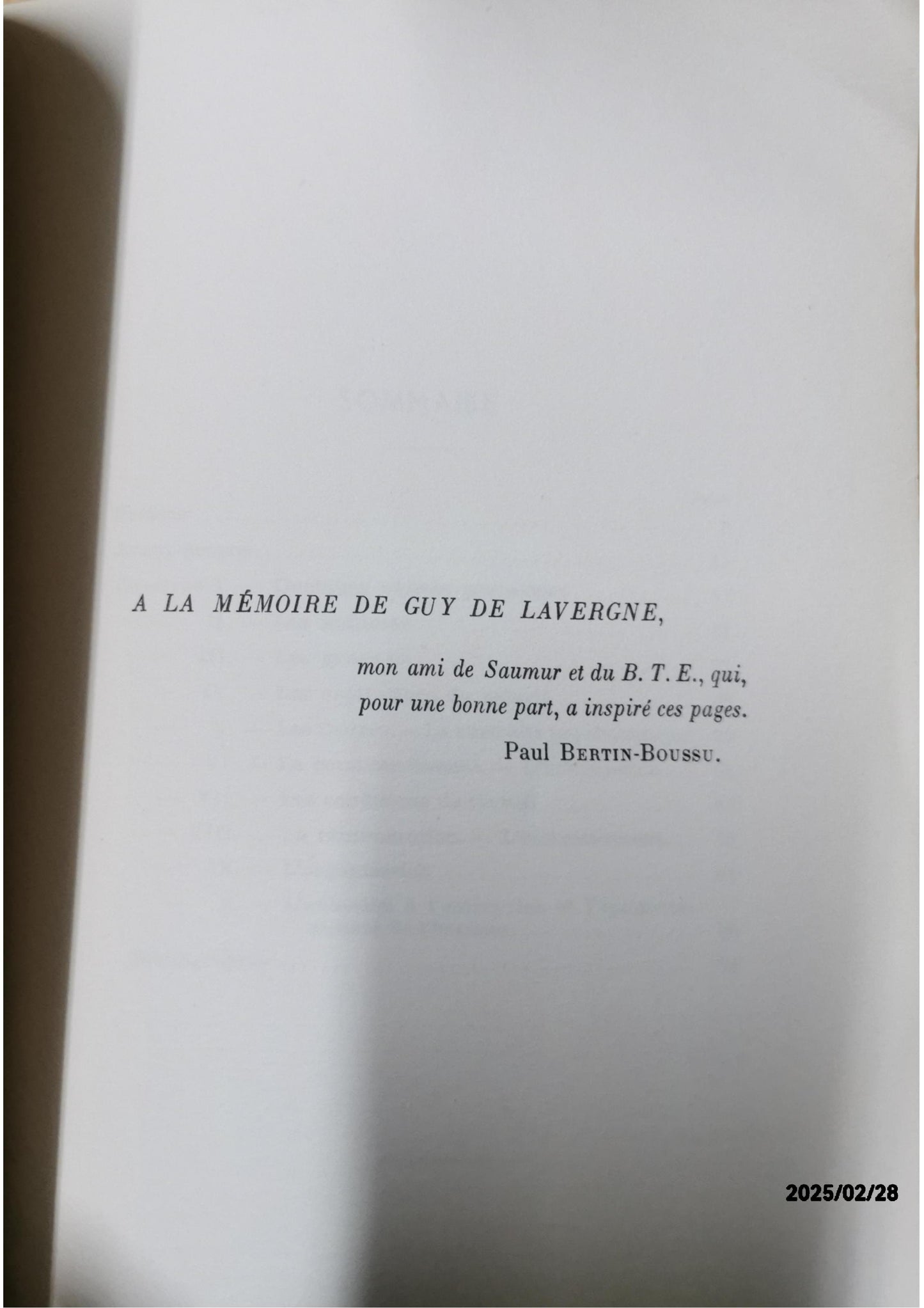 LA COMPRÉHENSION MUTUELLE - Paul Bertin-Boussou