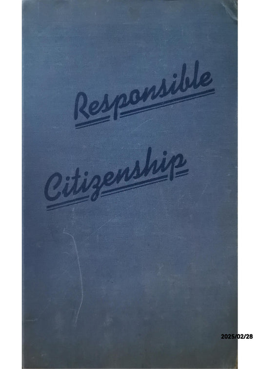 Introduction to Responsible Citizenship. Edited by William E. Mosher. (New York: Henry Holt and Company. 1941. Pp. 887. $3.25.)