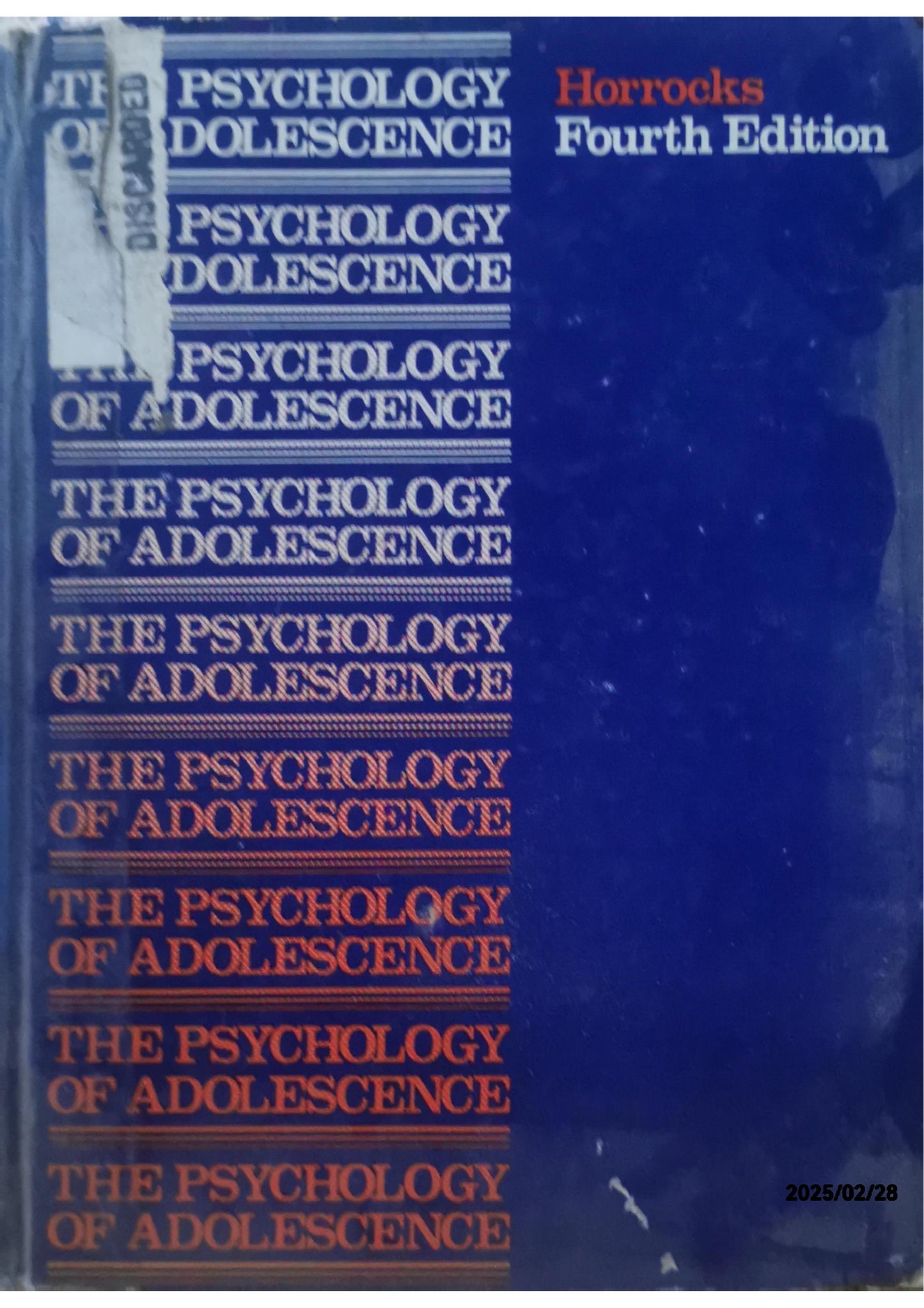 The psychology of adolescence Hardcover – January 1, 1976 by John Edwin Horrocks (Author)