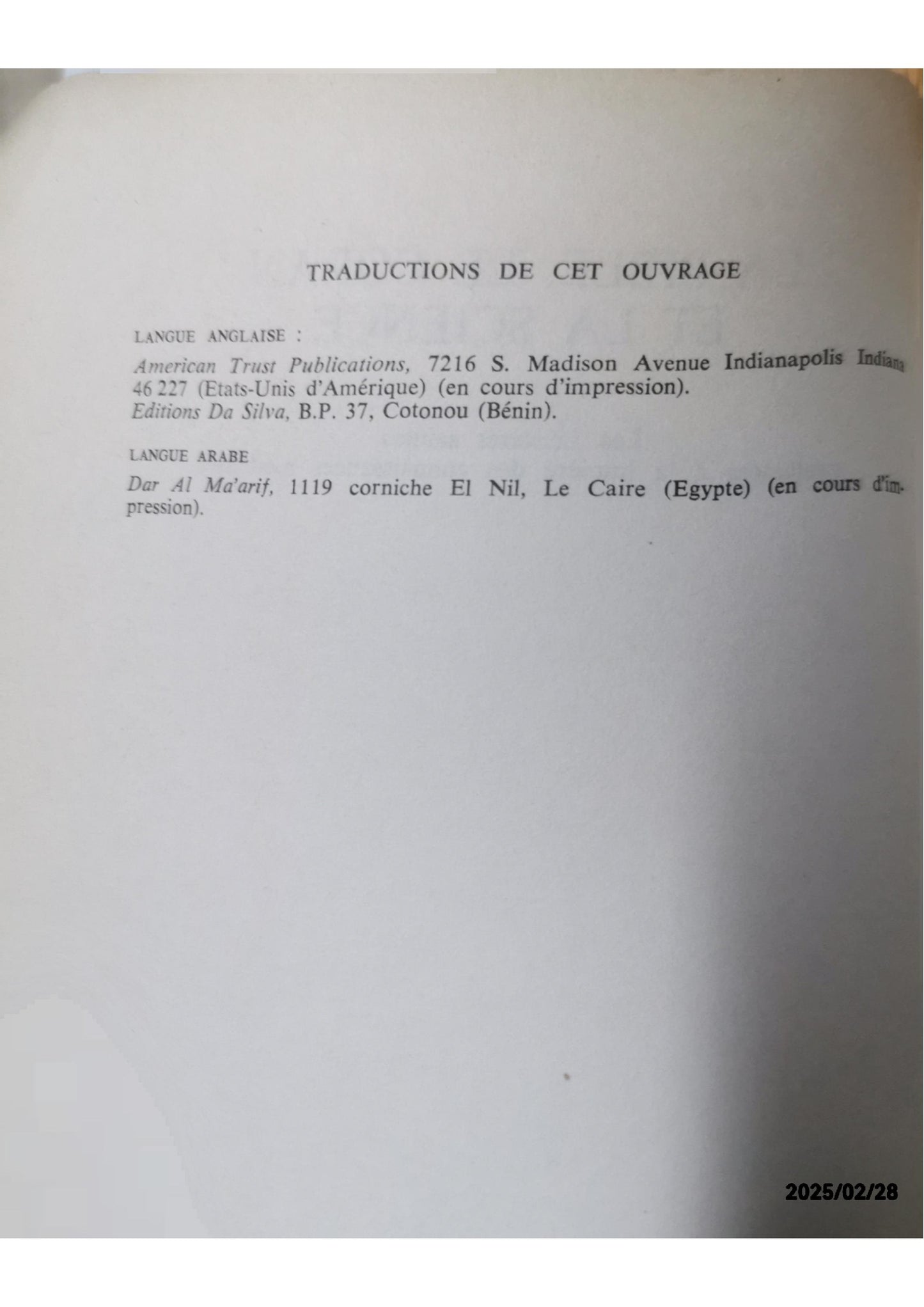 La Bible, le Coran et la Science : Les Écritures Saintes examinées à la lumière des connaissances modernes Broché – 1 mai 1976 de Maurice Bucaille (Auteur)