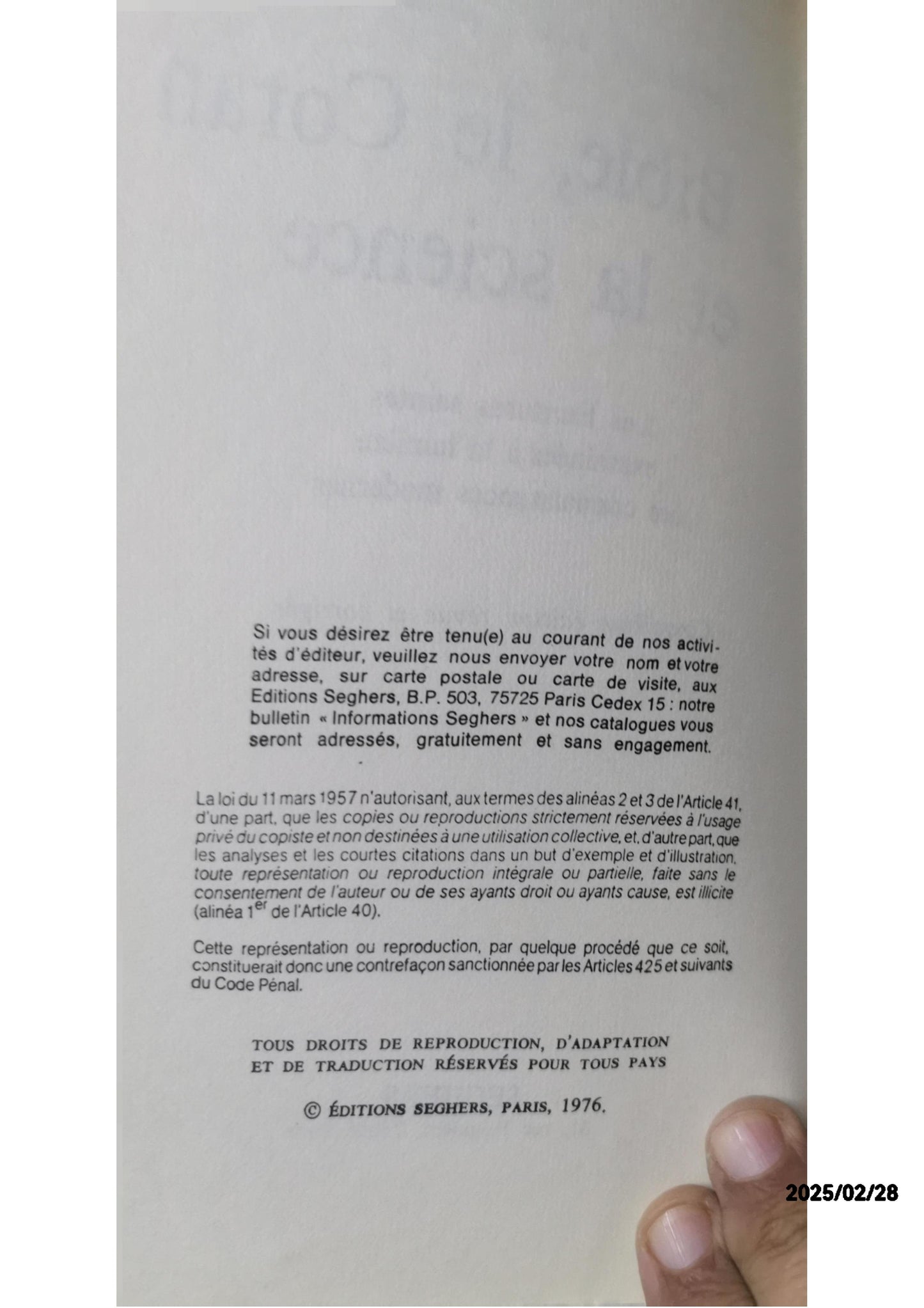 La Bible, le Coran et la Science : Les Écritures Saintes examinées à la lumière des connaissances modernes Broché – 1 mai 1976 de Maurice Bucaille (Auteur)