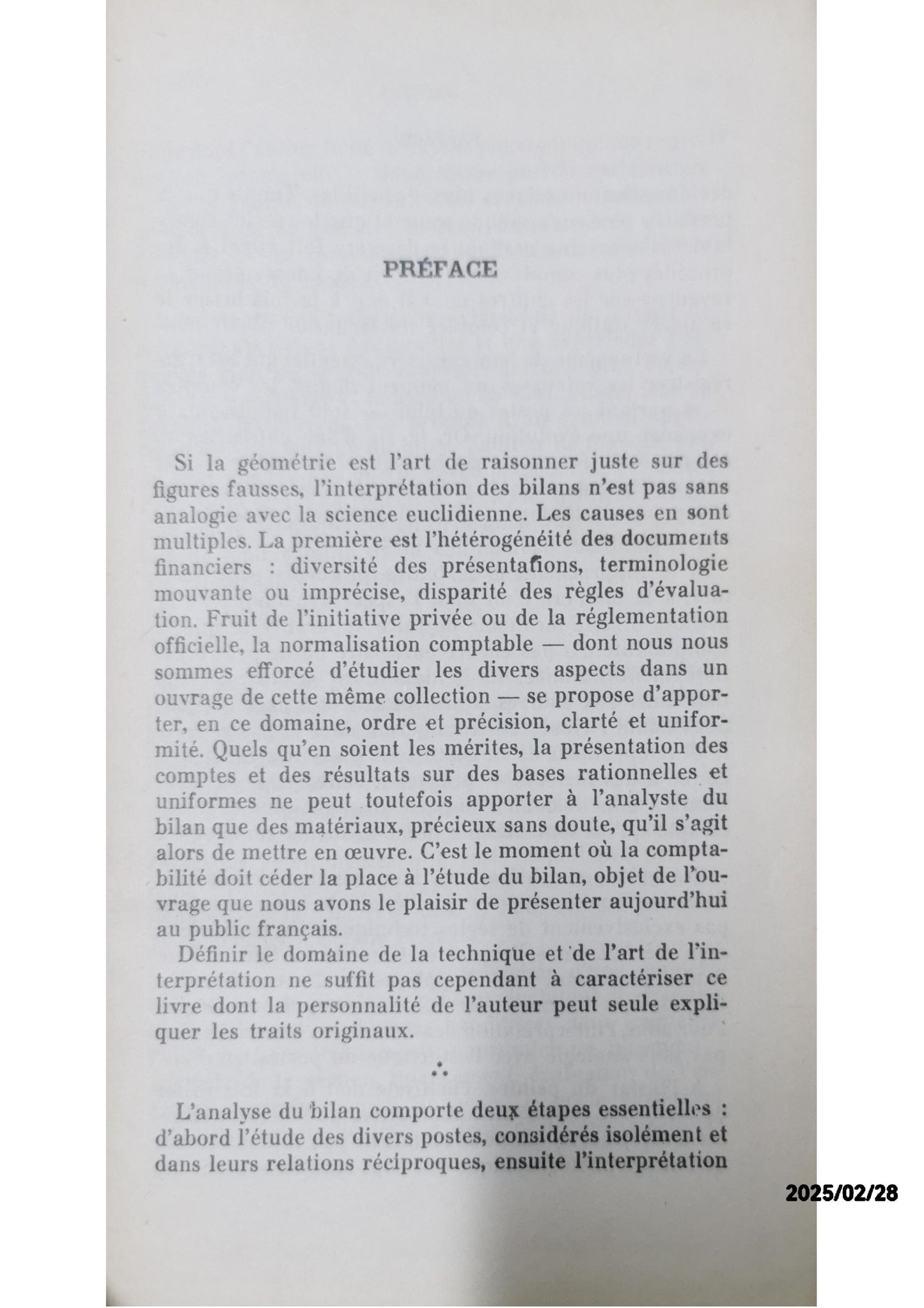 Relié - L interprétation du bilan Ermenegildo G. Snozzi Published by Relié, 1964 Condition: Bon Hardcover