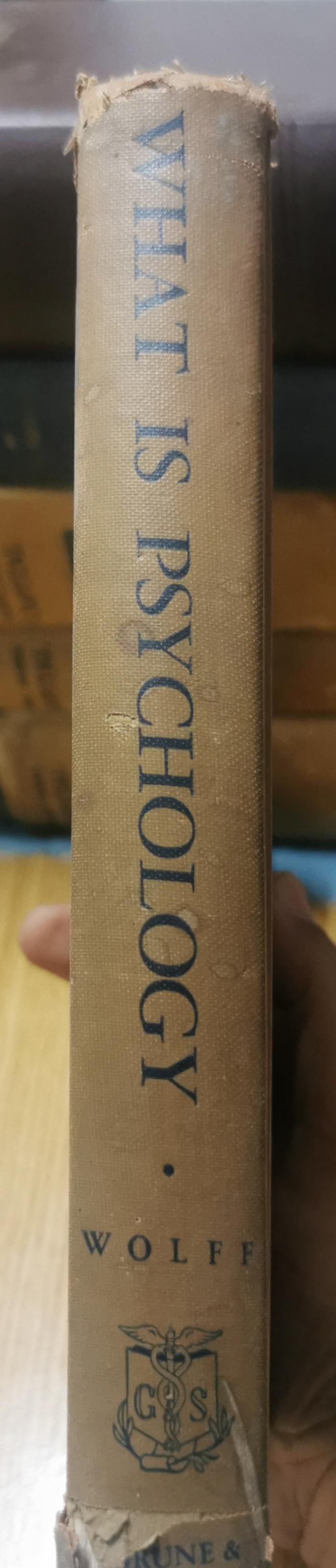 What is Psychology: A Basic Survey WOLFF, Werner Published by Grune & Stratton, New York, 1947 Condition: Near Fine Hardcover