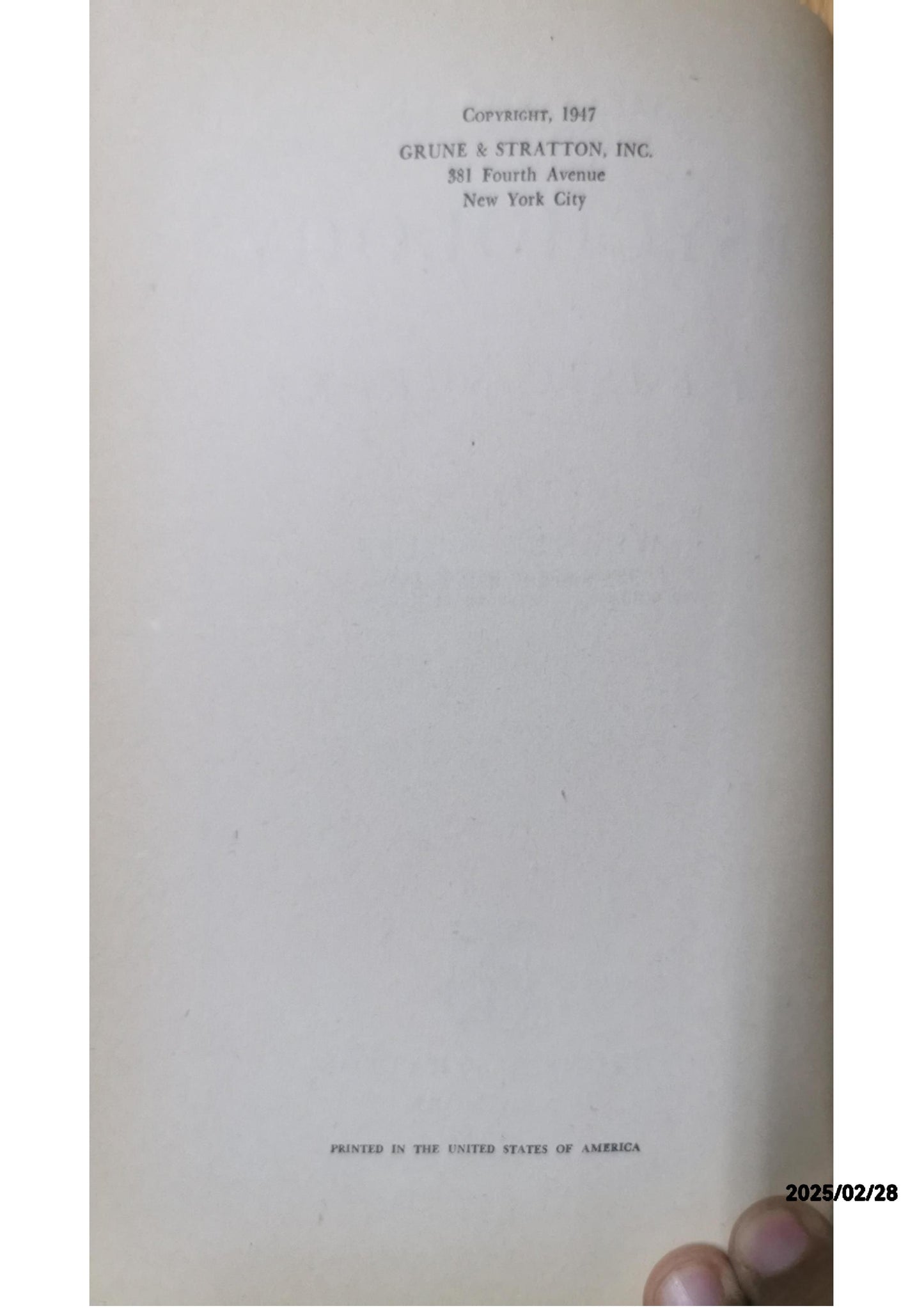 What is Psychology: A Basic Survey WOLFF, Werner Published by Grune & Stratton, New York, 1947 Condition: Near Fine Hardcover