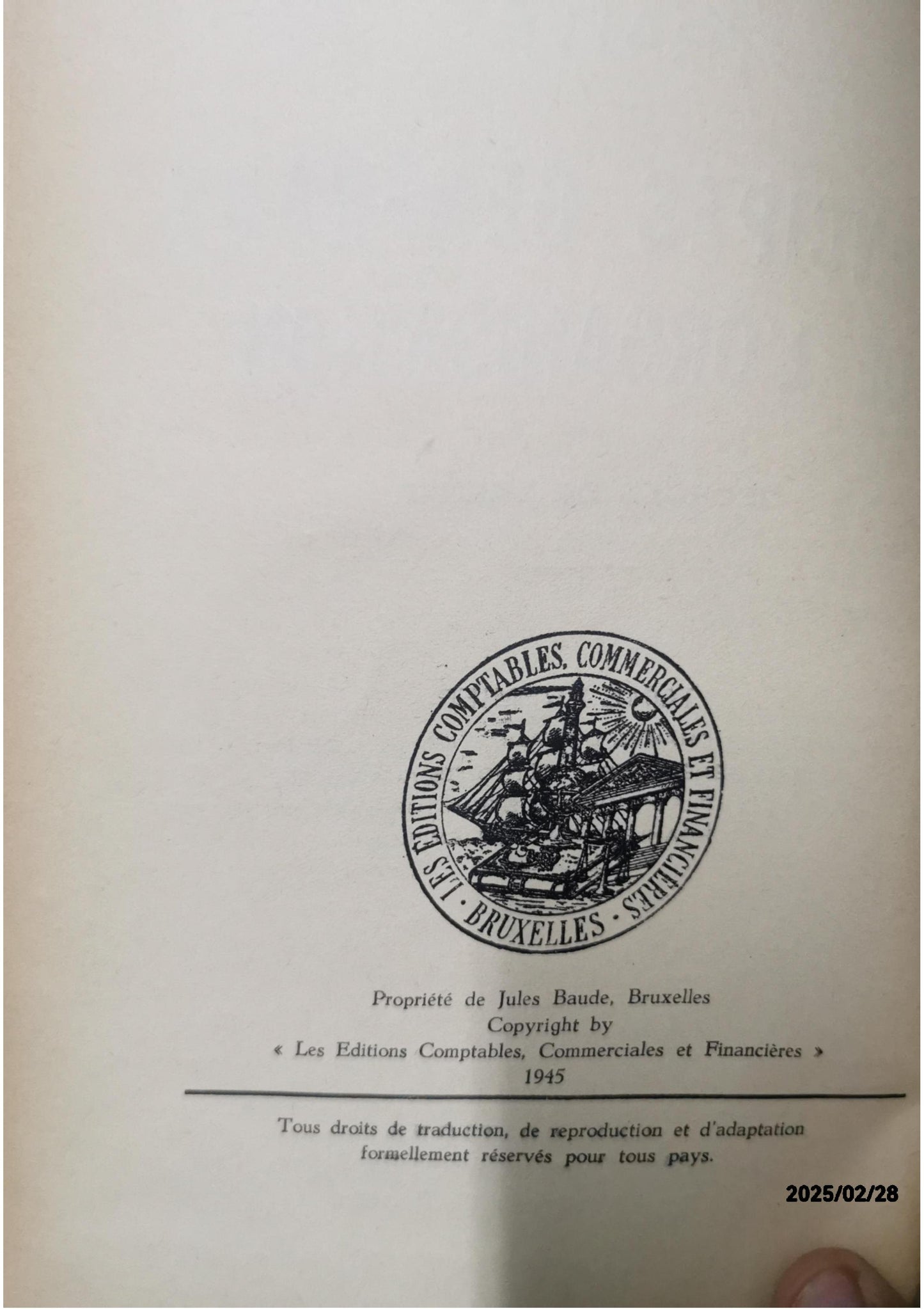 Traité de principes généraux de l'organisation (Tomes 1) De Leener, Georges Published by Les éditions Comptables, Commerciales et Financières, Bruxelles, 1945 Language: French Used Condition: Satisfaisant Soft cover