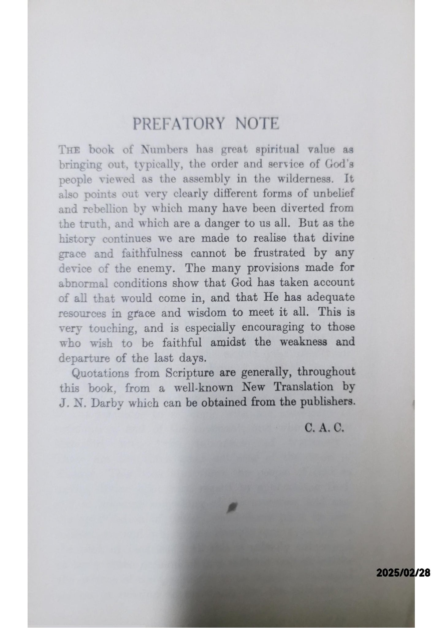 An Outline of the Book of Numbers Hardcover – 1 Jan. 1960 by C. A. COATES (Author)