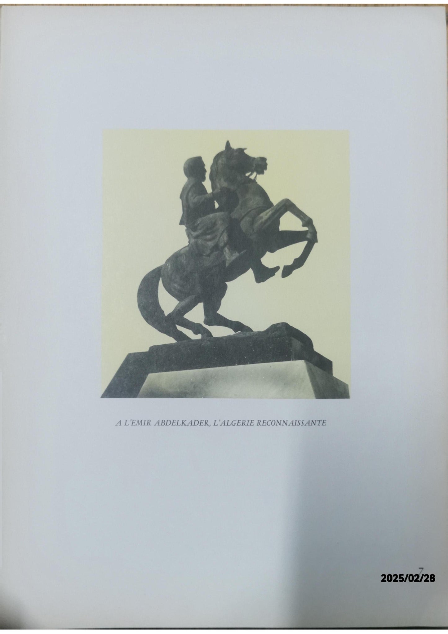 L'Emir Abdelkader (2e édition) Kaddache Mahfoud Edité par Art et Culture, 1982 Ancien(s) ou d'occasion Etat : bon Couverture rigide