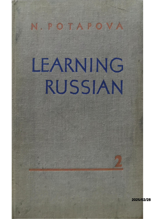 Learning Russian Paperback by N. Potapova (Author)