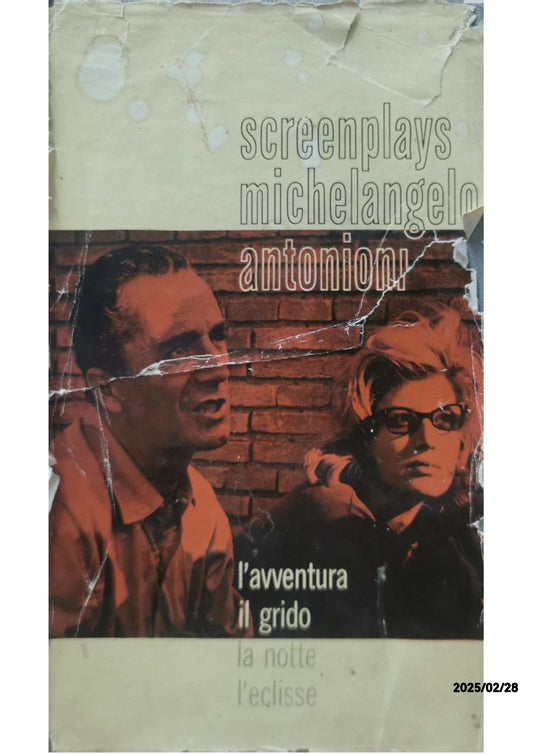 Screenplays by Michelangelo Antonioni (l"avventura; il grido; la notte; l"eclisse) Hardcover – 1 Jan. 1963 by Michelangelo Antonioni (Author)