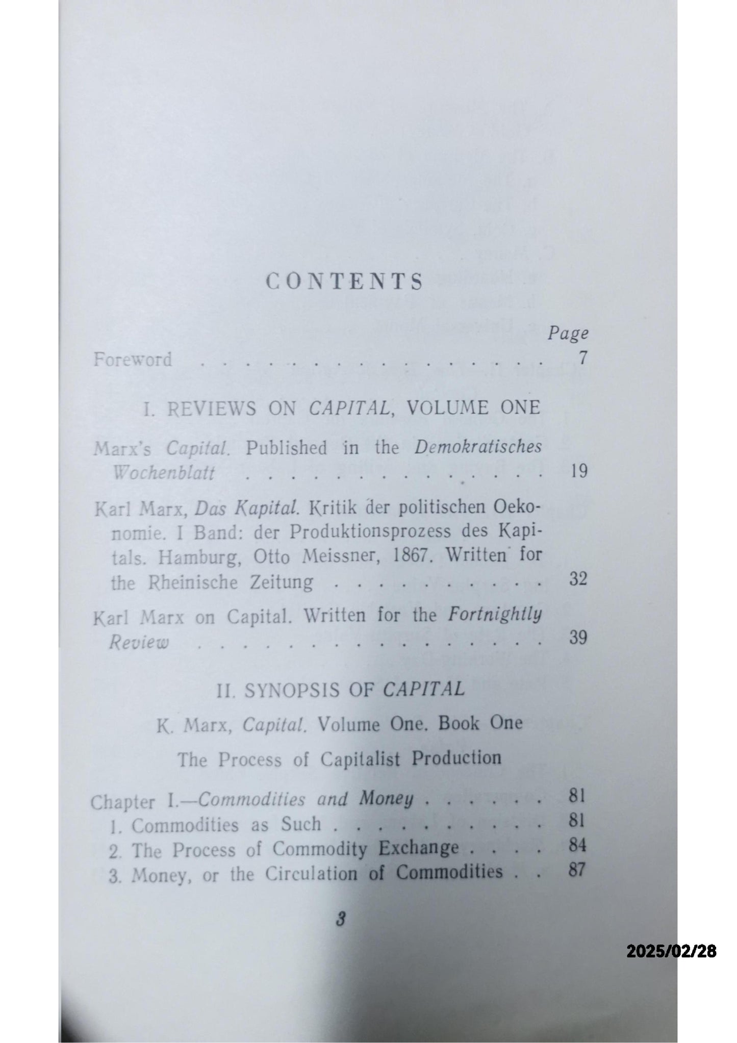 On Marx's Capital - Softcover Engels, Friedrich 1820-1895