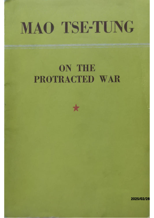 On Protracted War Paperback – January 20, 2001 by Mao Tse-Tung (Author)