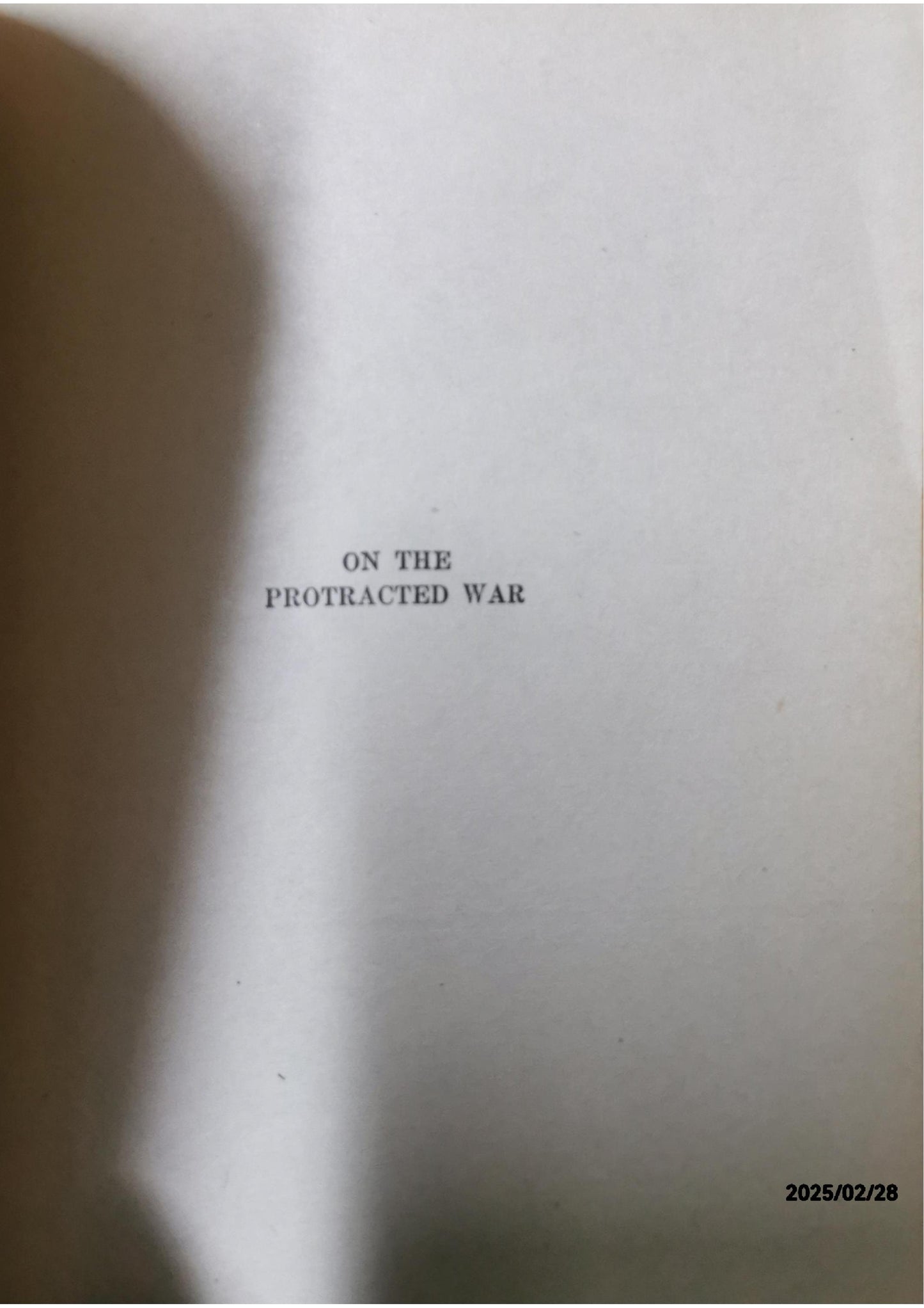 On Protracted War Paperback – January 20, 2001 by Mao Tse-Tung (Author)