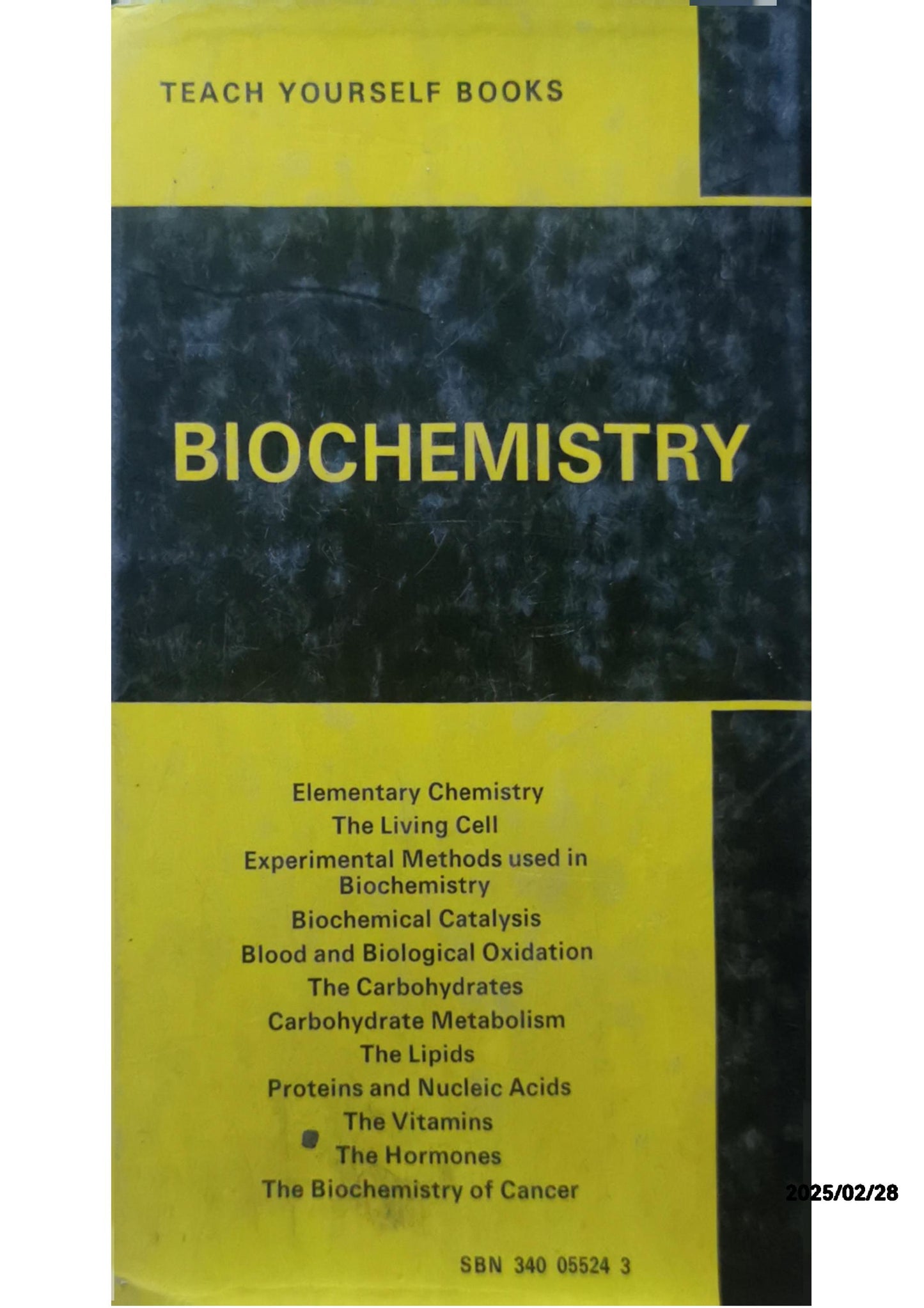 Teach yourself biochemistry (The Teach yourself books) Hardcover – January 1, 1960 by P. H Jellinck (Author)