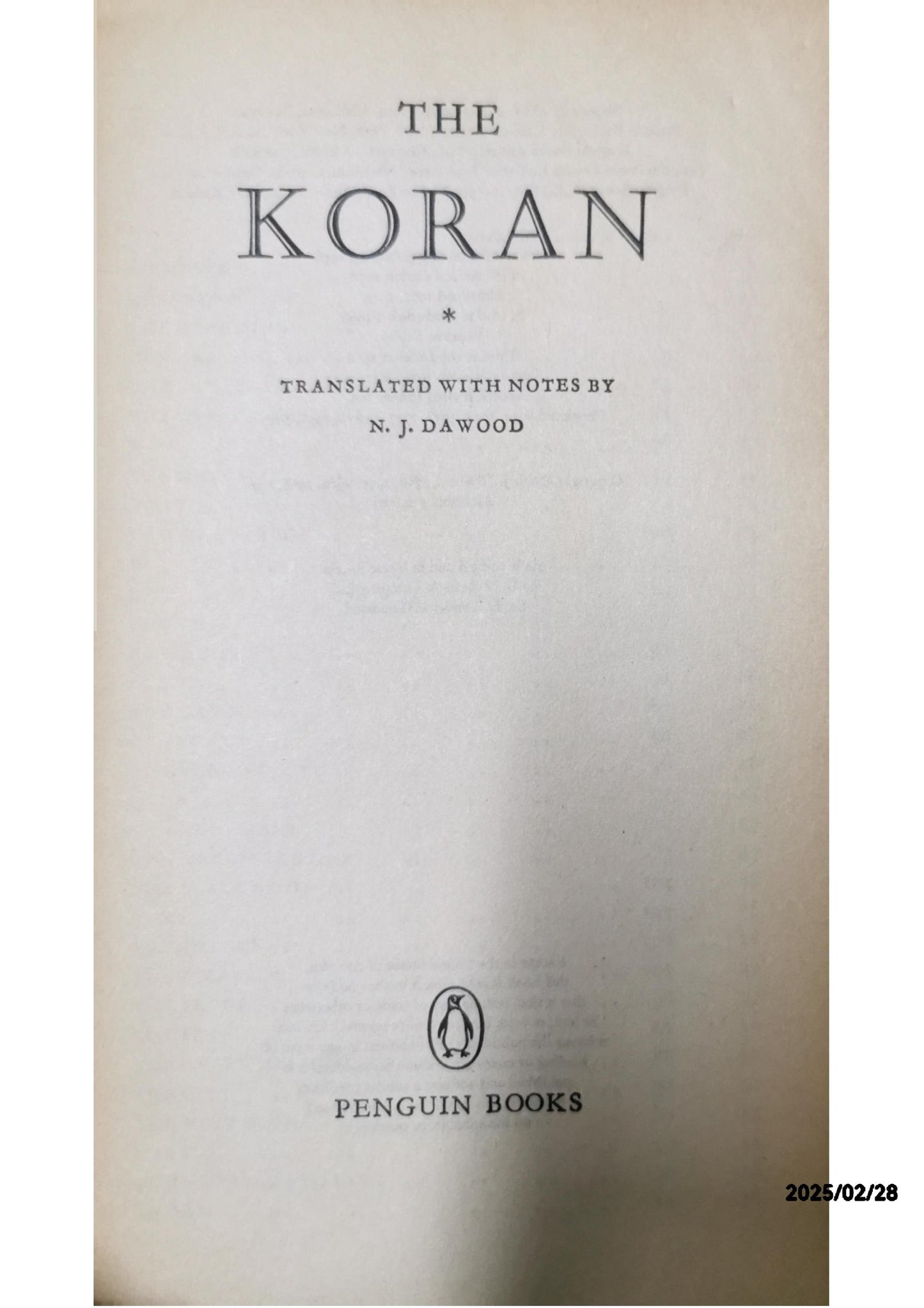 The Koran Paperback – 29 Mar. 1973 by N. J. (trans). Dawood (Author)