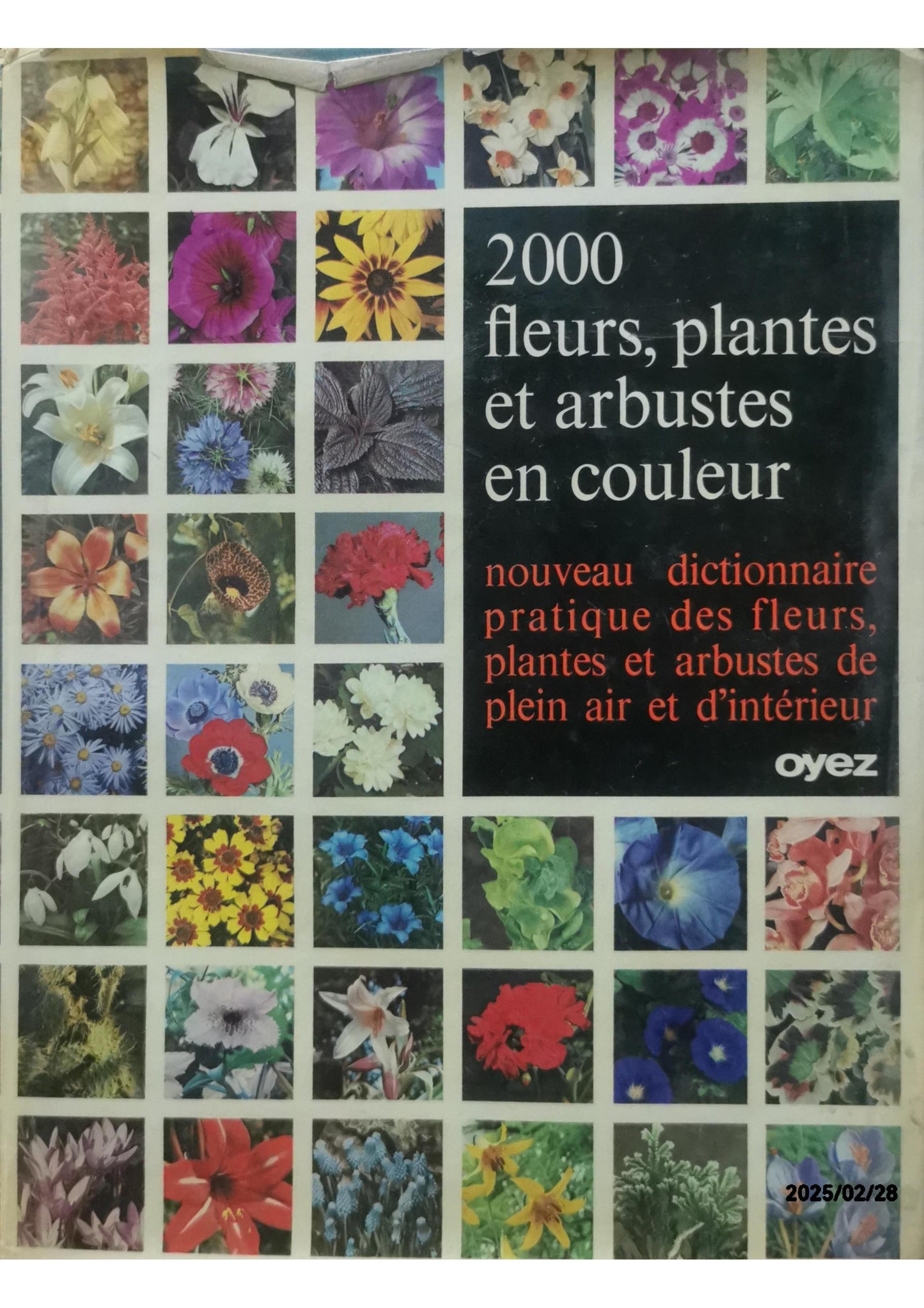 2000 FLEURS PLANTES ET ARBUSTES EN COULEUR Relié – 1 janvier 1971 Édition en Anglais  de HAY ROY / M.SINGE PATRICK (Auteur)