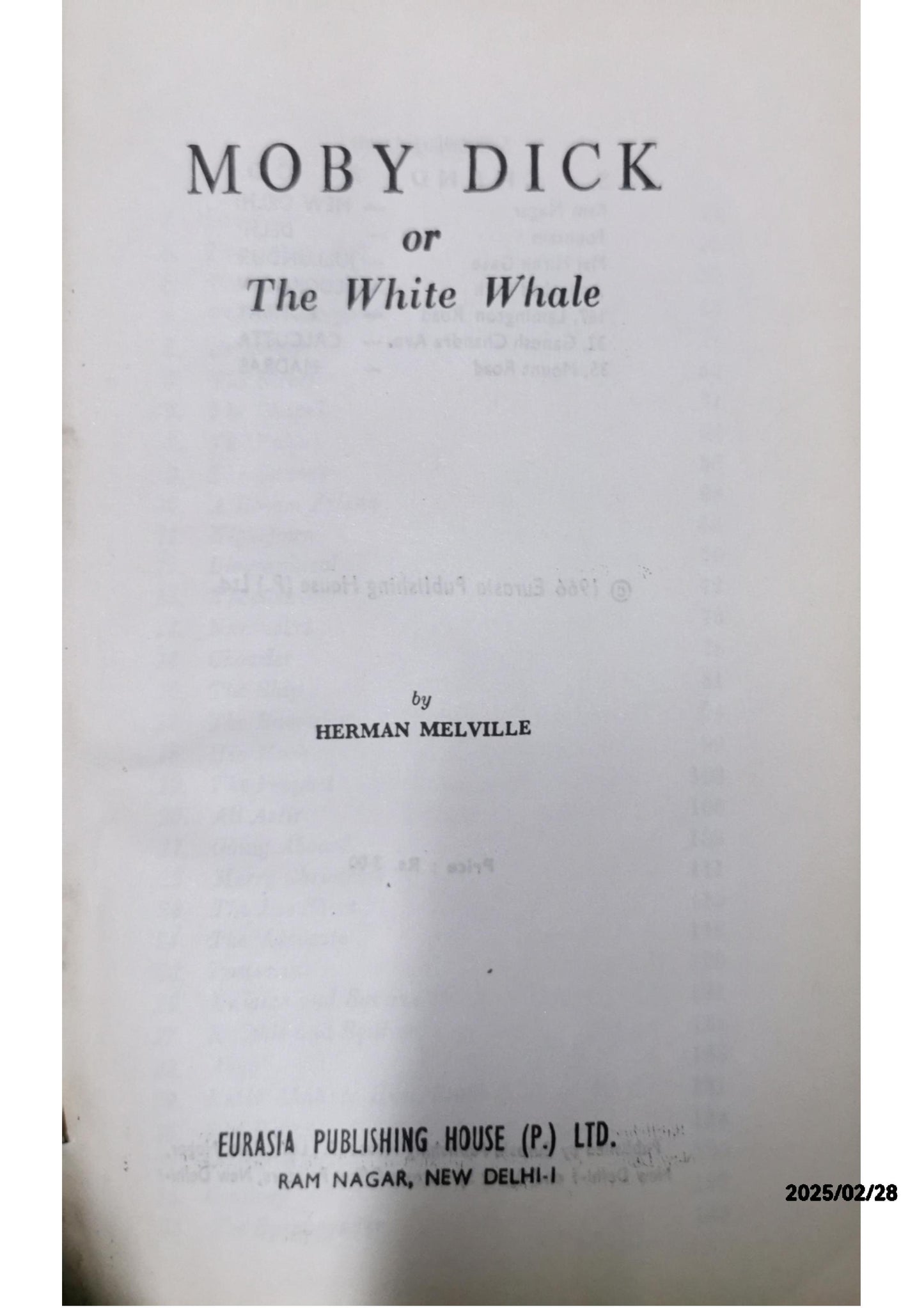 Moby Dick Paperback – November 6, 2018 by Herman Melville (Author)