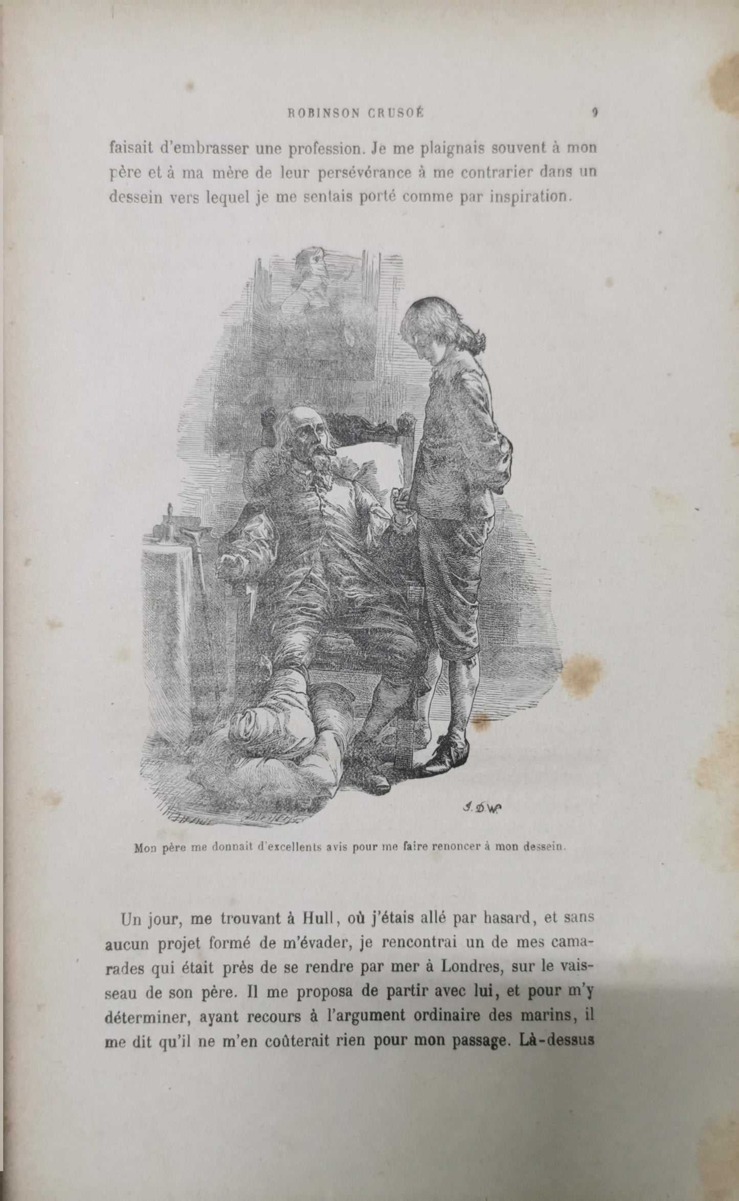 Aventures de Robinson Crusoé (French Edition) Hardcover –  French Edition  by Daniel Defoe (Creator), Paul 1804-1866 Gavarni (Creator)