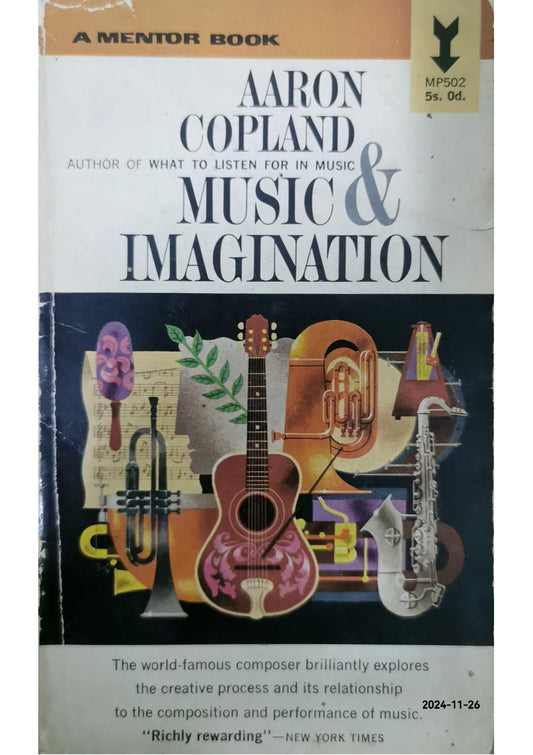 Music and imagination Book by Aaron Copland