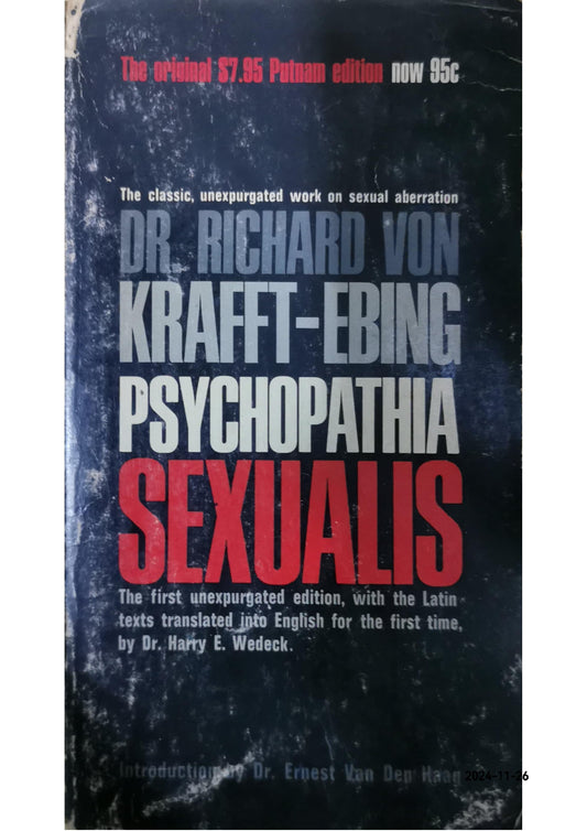 Psychopathia Sexualis Book by Richard von Krafft-Ebing