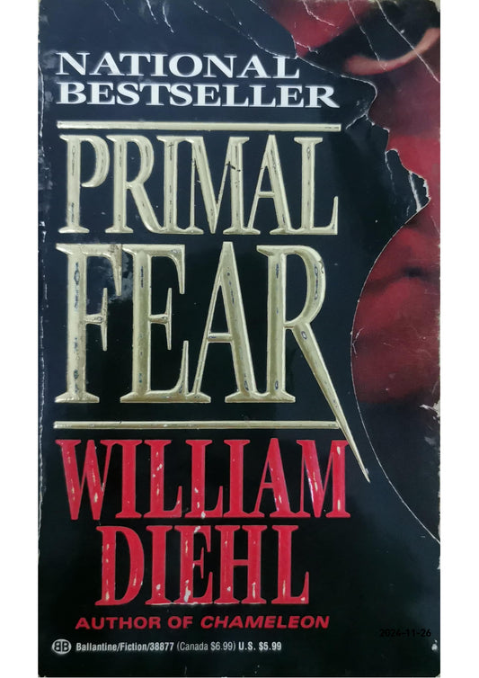 Primal Fear Novel by William Diehl