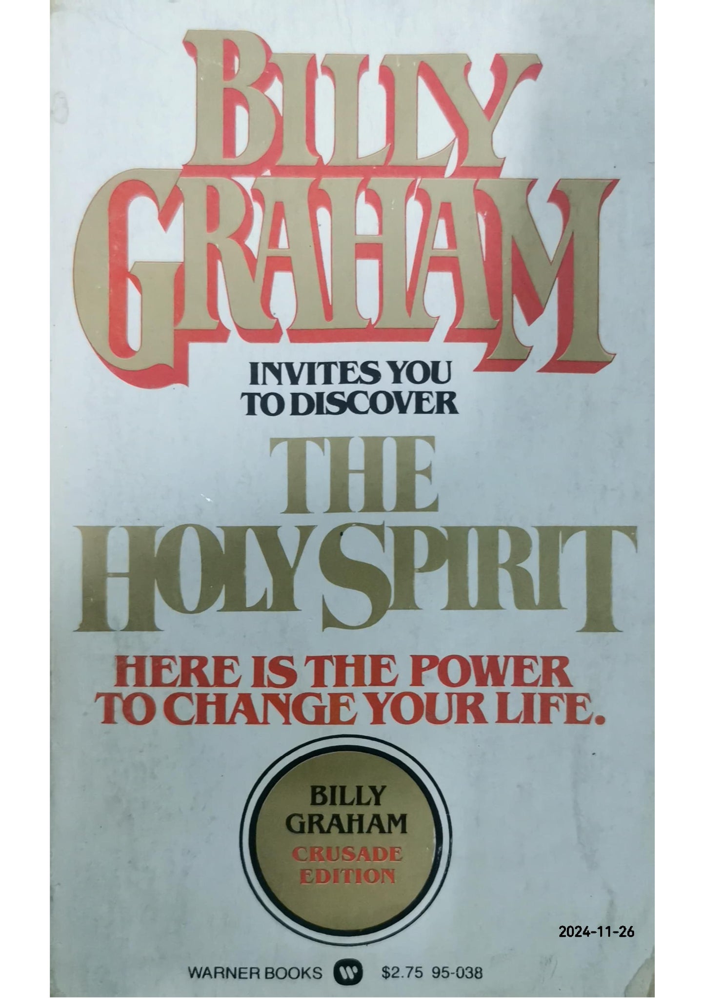 The Holy Spirit Book by Billy Graham