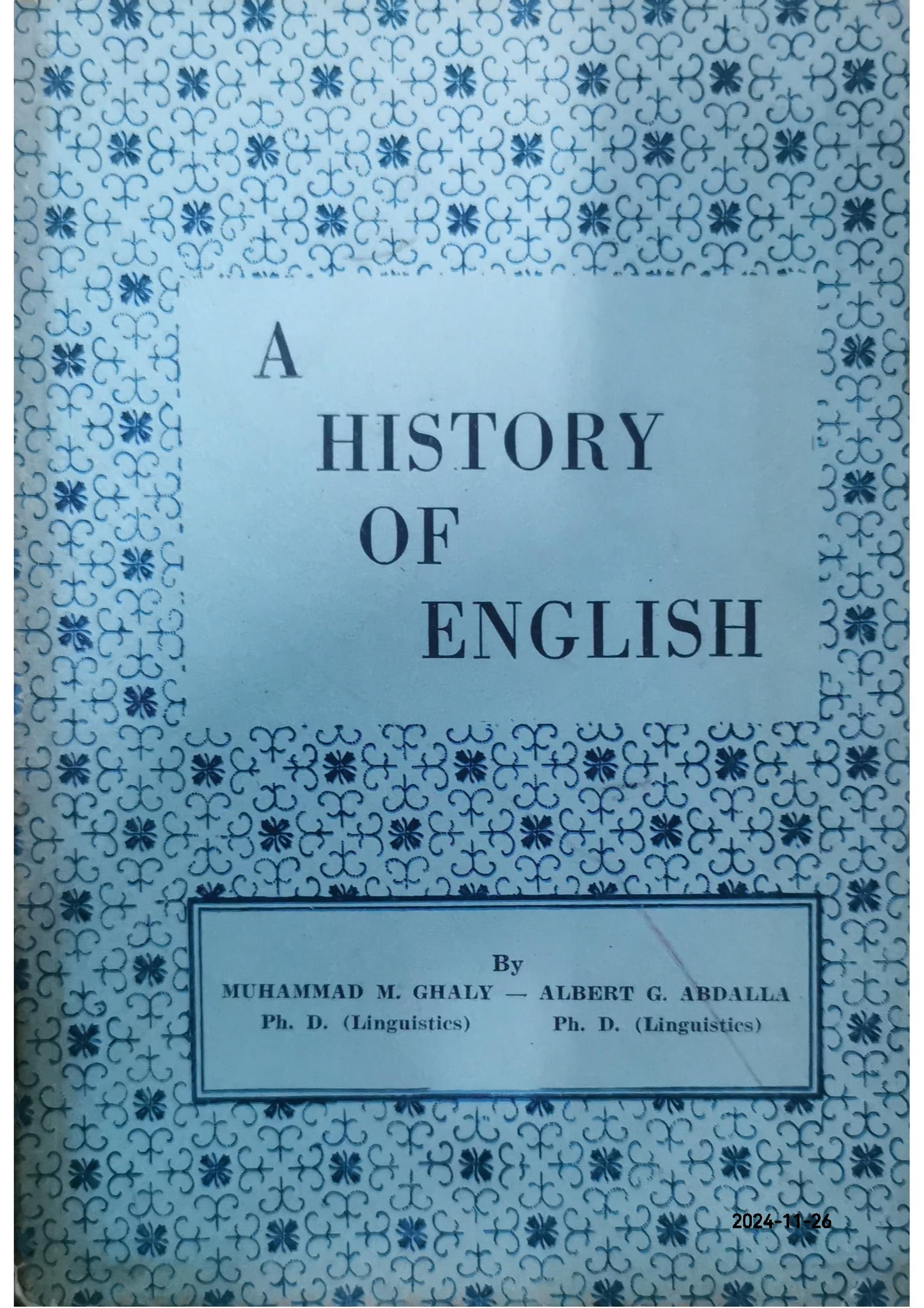 A history of english