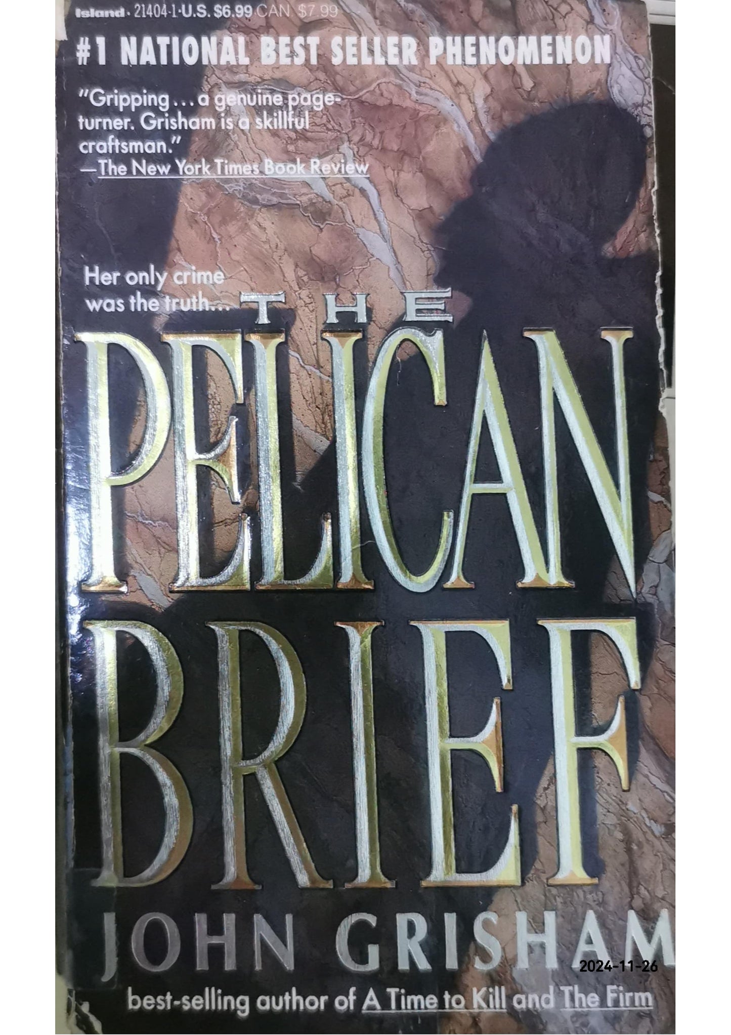 The Pelican Brief Novel by John Grisham