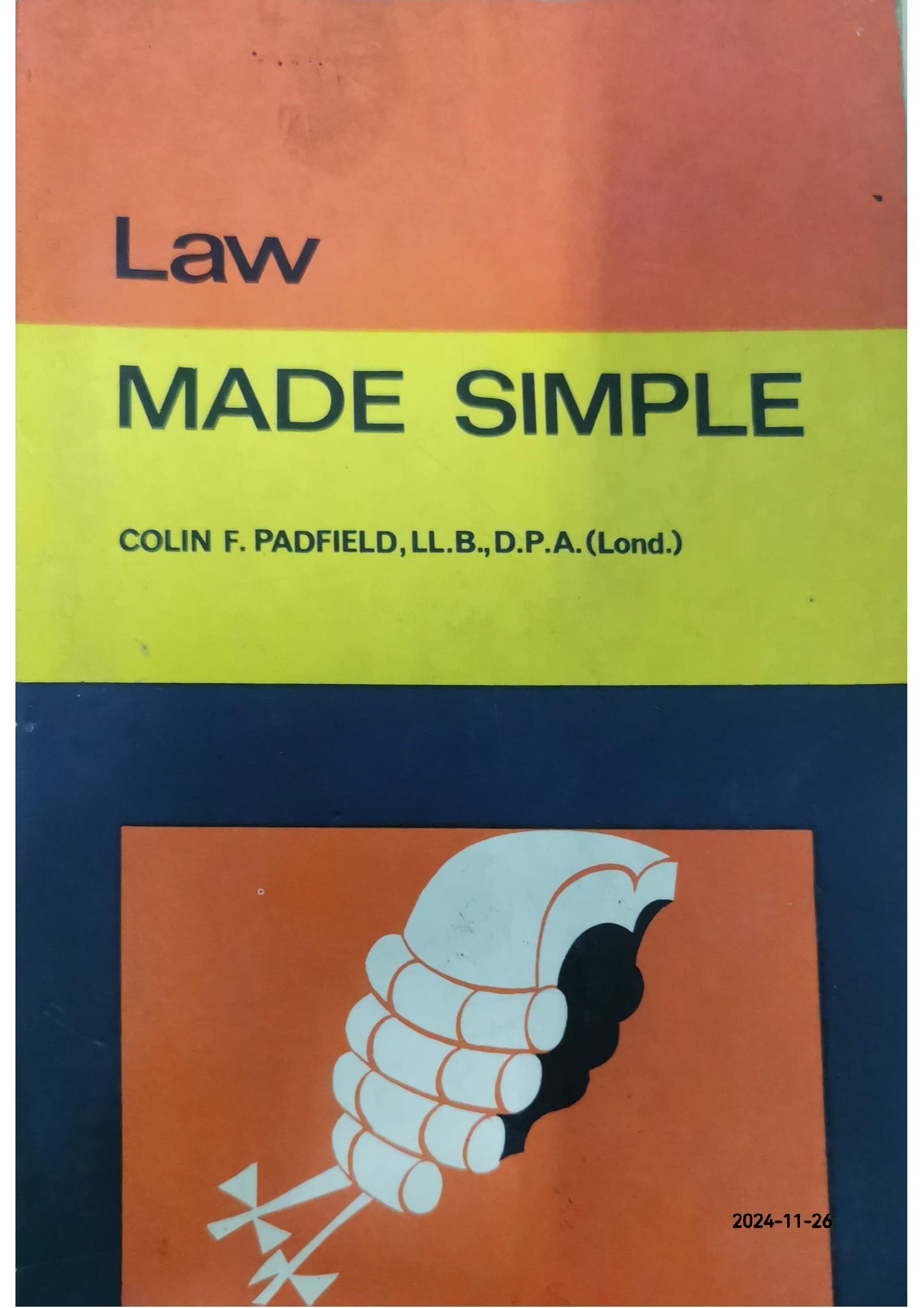 Law Book by Colin F. Padfield