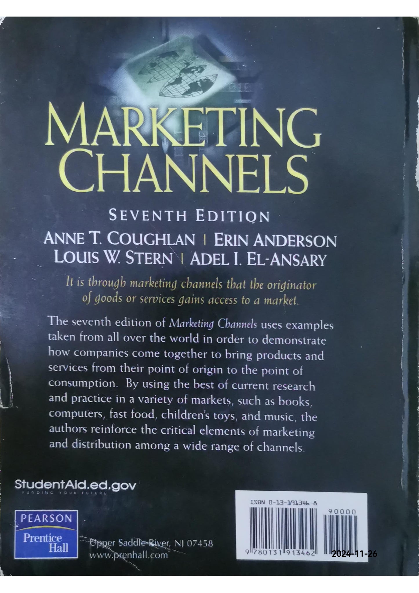 Marketing Channels Book by Anne Coughlan