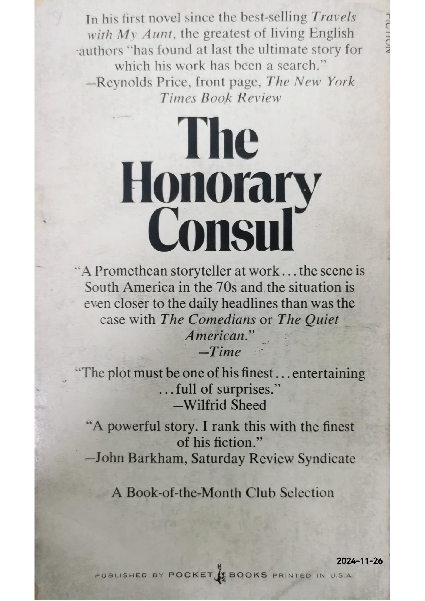 The Honorary Consul Novel by Graham Greene Overview Reviews Summary Get book Analysis Theme Quotes More By Author