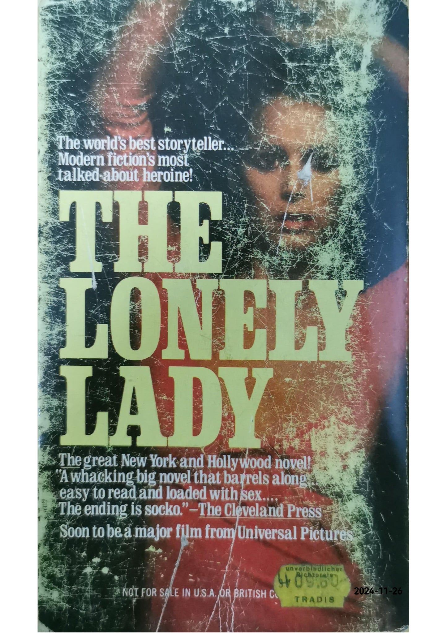 The Lonely Lady Book by Harold Robbins