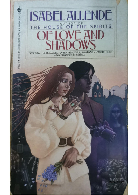 Of Love and Shadows Novel by Isabel Allende