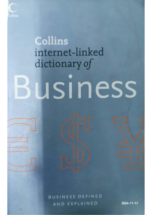 Collins Internet-Linked Dict.Of Business Paperback – January 1, 2006 by HarperCollins